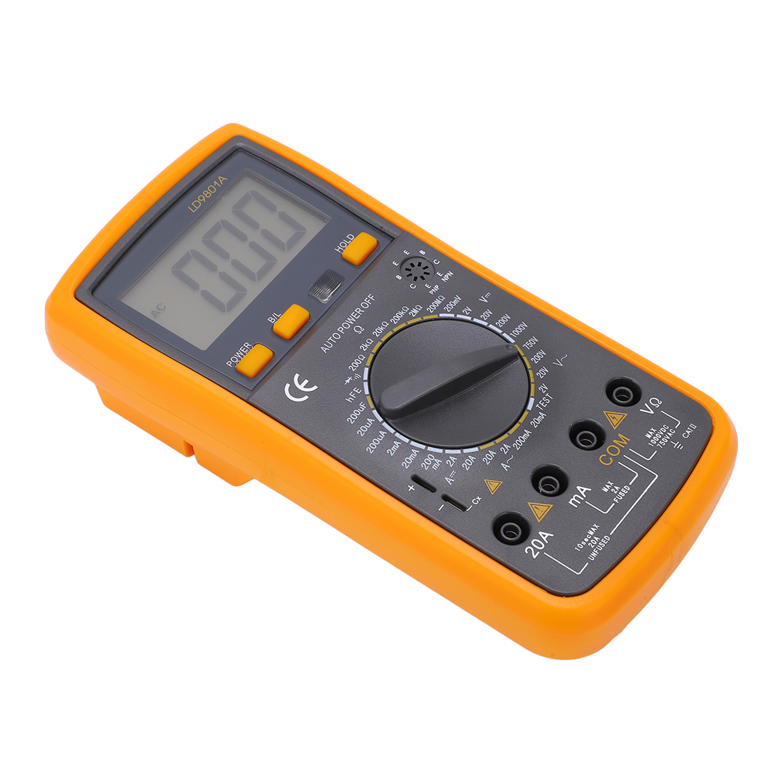 Ld9801a Digitalmultimeter, Multimeter Mit Digitaler Anzeige, Kapazitätstester, Werkzeug Für Die Reparatur Von Haushaltsgeräten, Professionelles Handmessgerät Für Elektriker