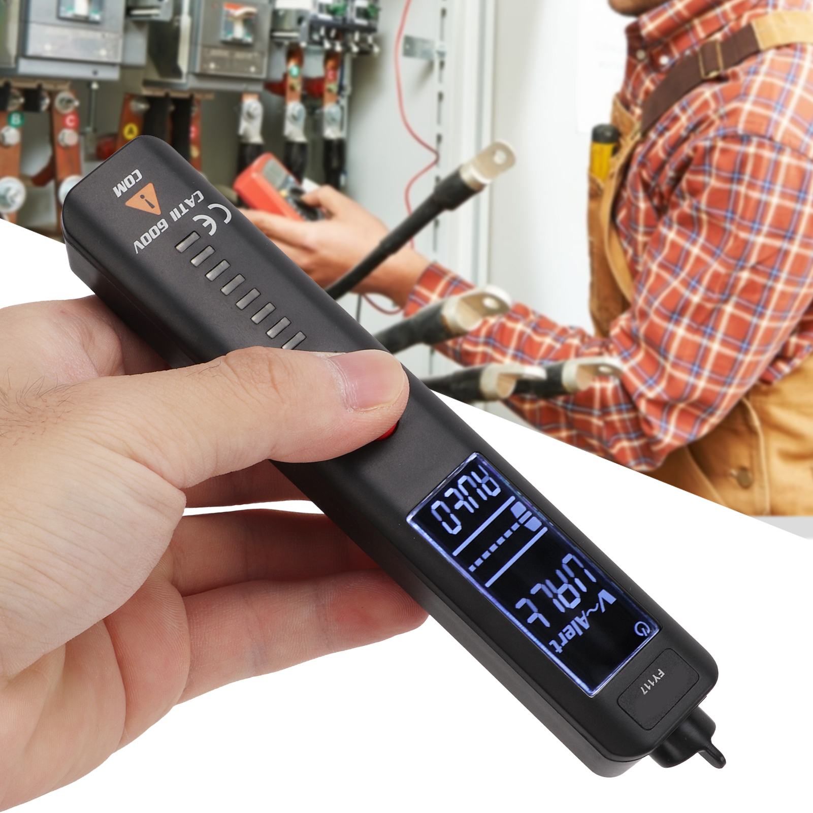 Fy117 500v Digitales Stiftmultimeter, Hohe Empfindlichkeit, Multifunktional, Leistungsmessung.