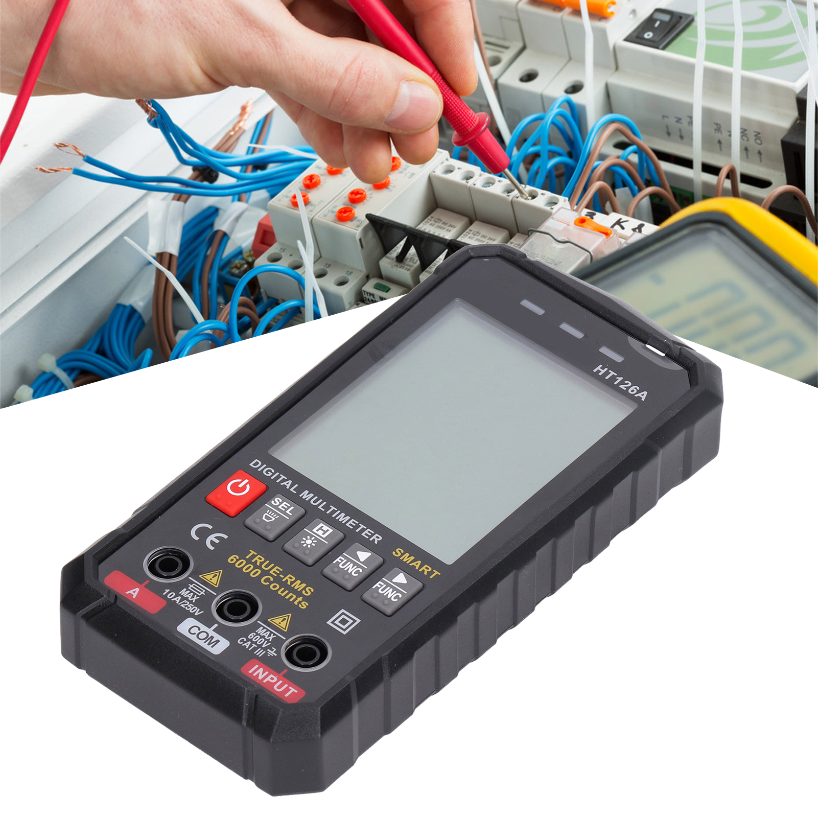 Ht126a Digitalmultimeter Mit Farbdisplay, Mini-hochpräzisionsmultimeter