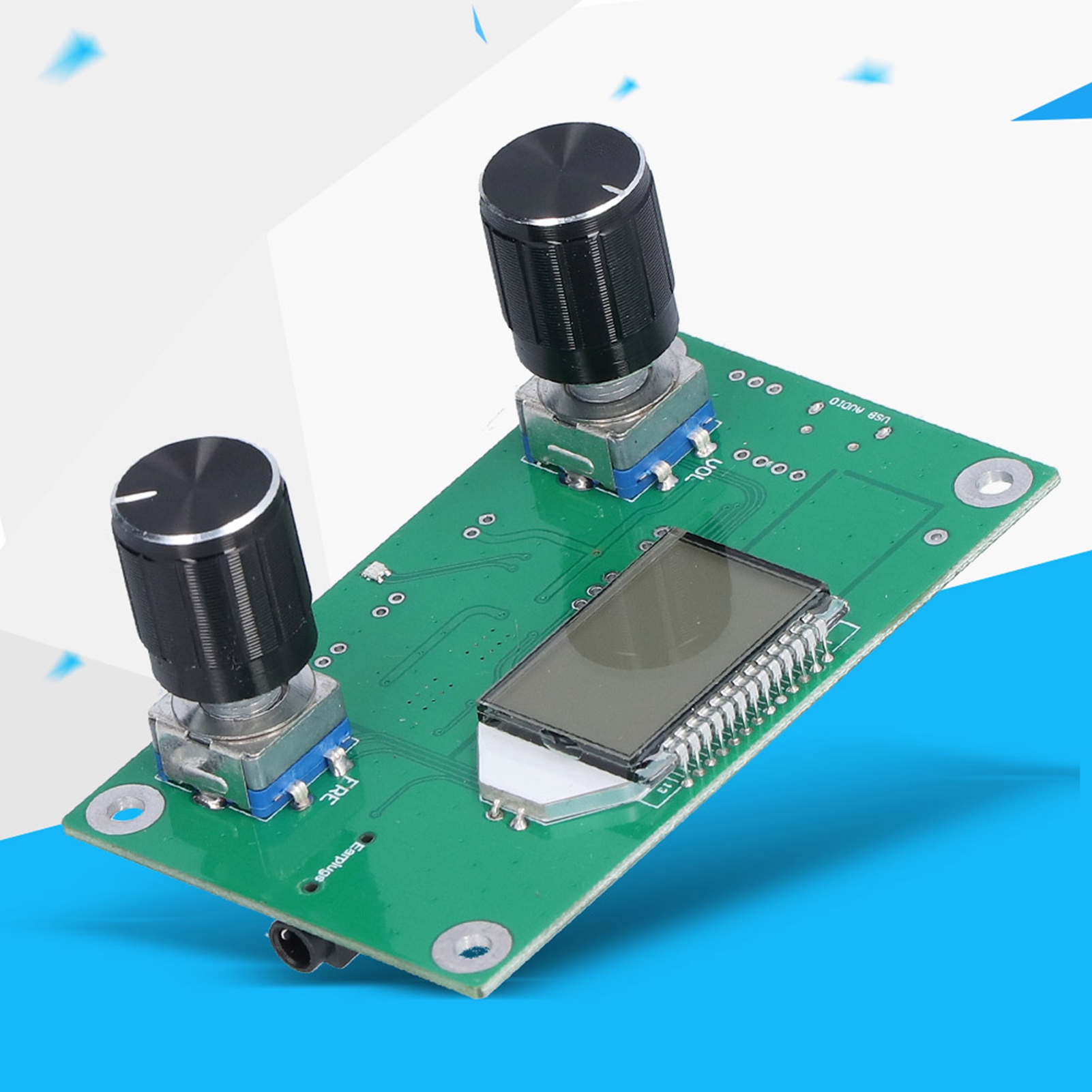 Intelligenter Elektronischer Fm-stereo-empfänger Mit Sendersuchlauf, Digitalem Radio-modul, Akku Und Drahtloser Audioübertragung