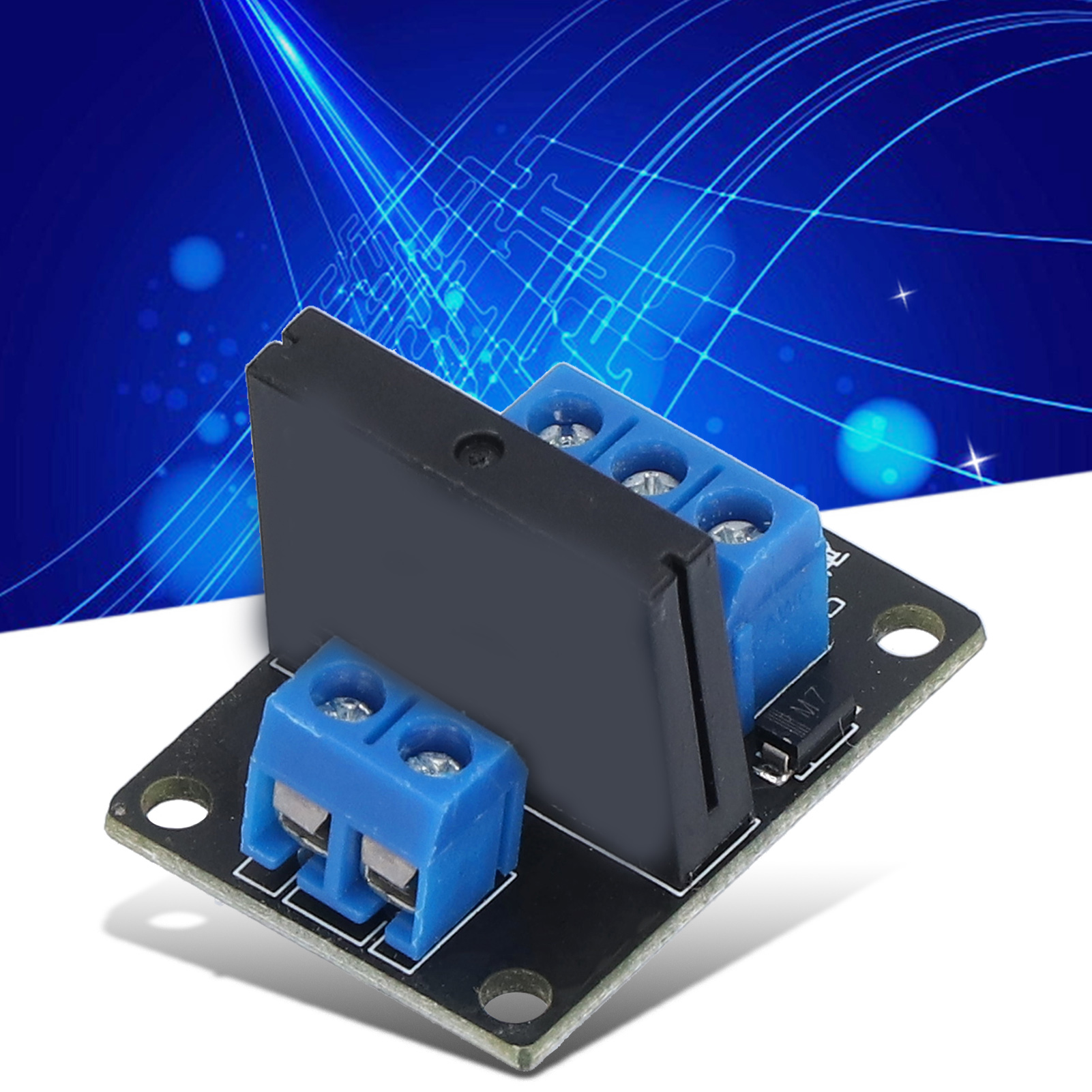 Hy-m285 5v Dc Ac-steuermodul Mit Sicherung Und Niedrigpegel-triggerung, 1 Kanal 240v 2a Halbleiterrelais