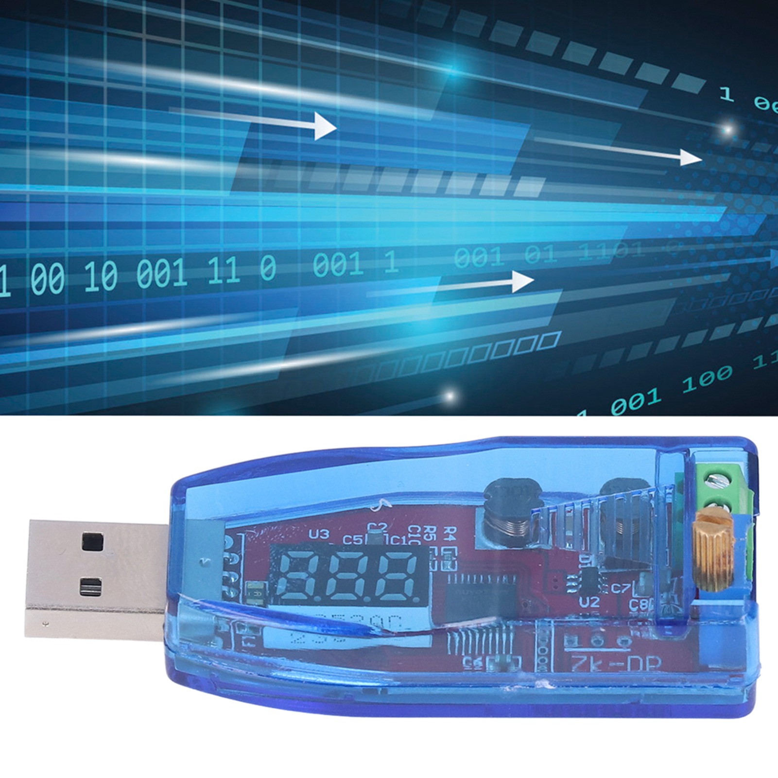 Einstellbares Usb-buck-boost-dc/dc-leistungsreglermodul: 5 V Auf 3,3 V, 9 V, 12 V, 24 V Dp