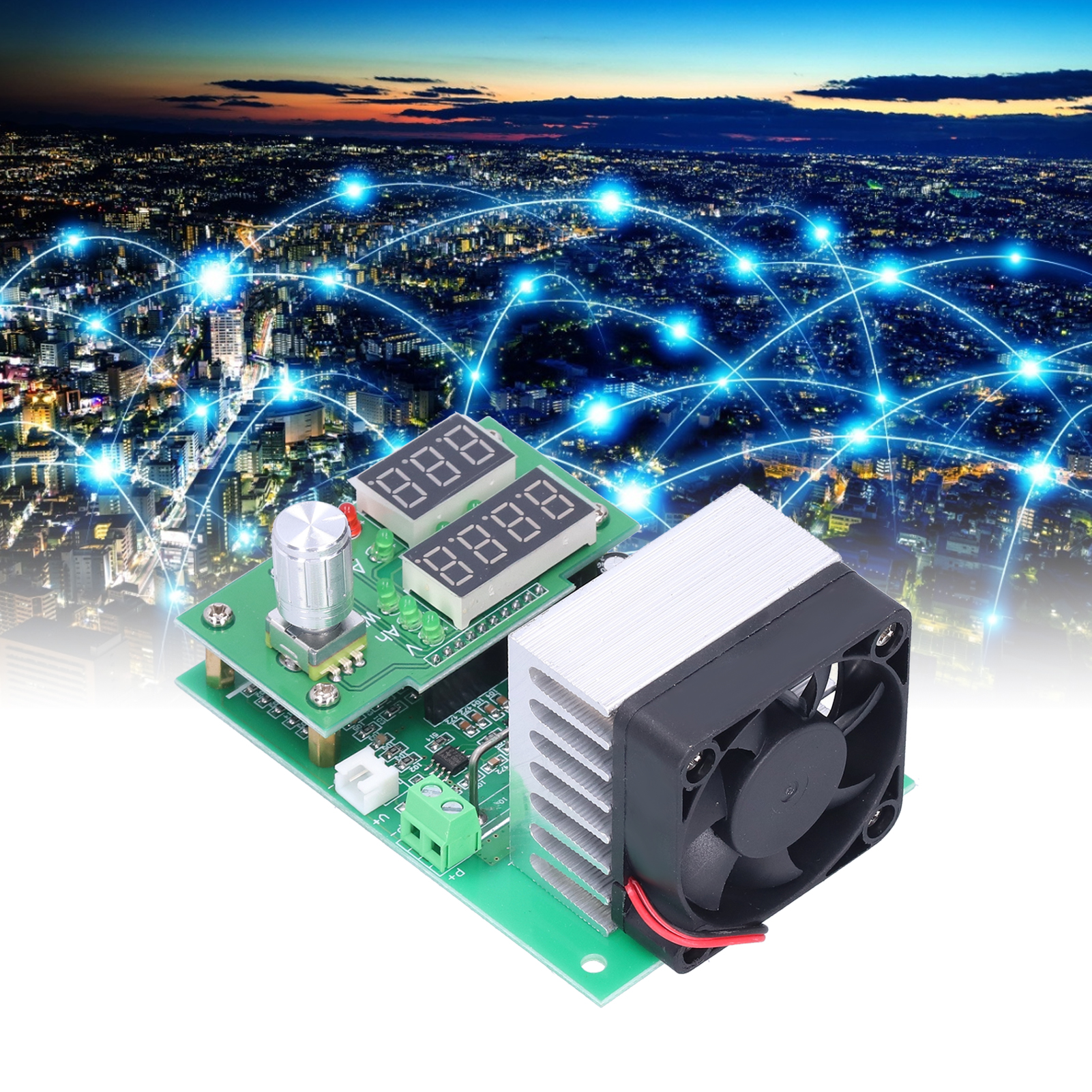 60-w-digital-entladekapazitätstester, 9,99-a-30-v-konstantstrom-elektroniklast, Lcd-digitalanzeige-batteriekapazitätstester Mit Lüfter