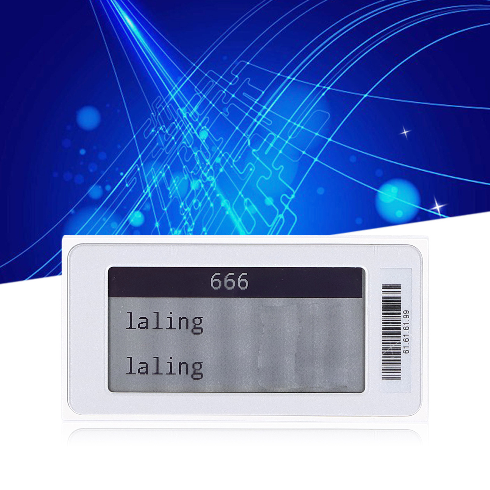 Elektronisches 2,1-zoll-regaletikett (esl) Mit Tft-bildschirm Und Bluetooth Low Energy-konnektivität