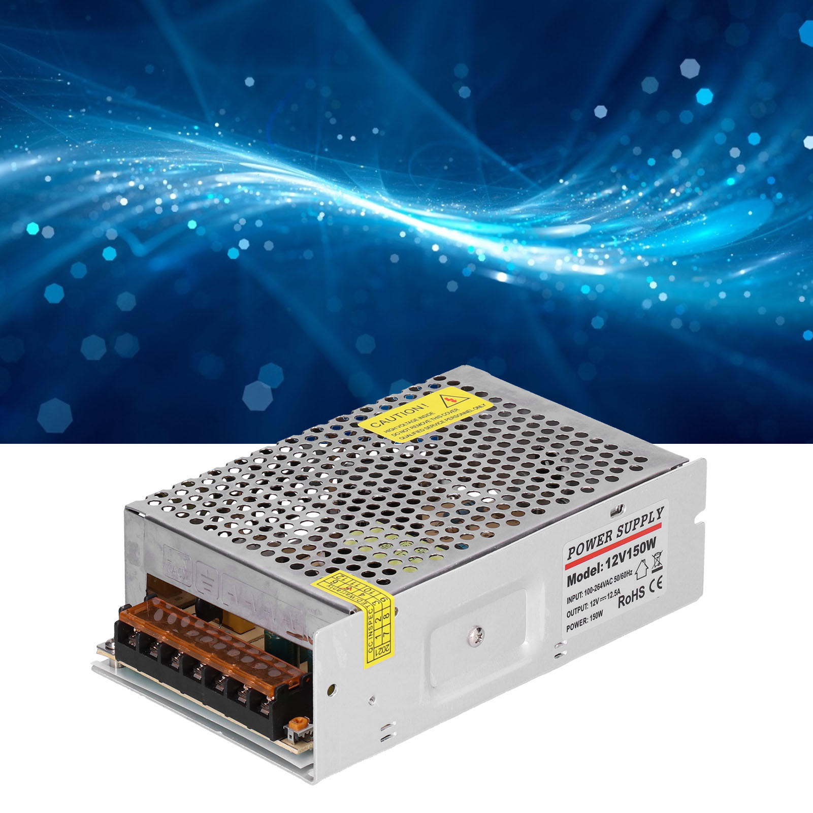 Yy-150-12 12v 150w Dc Geregeltes Schaltnetzteil, 12,5a, Für Led-notbeleuchtung