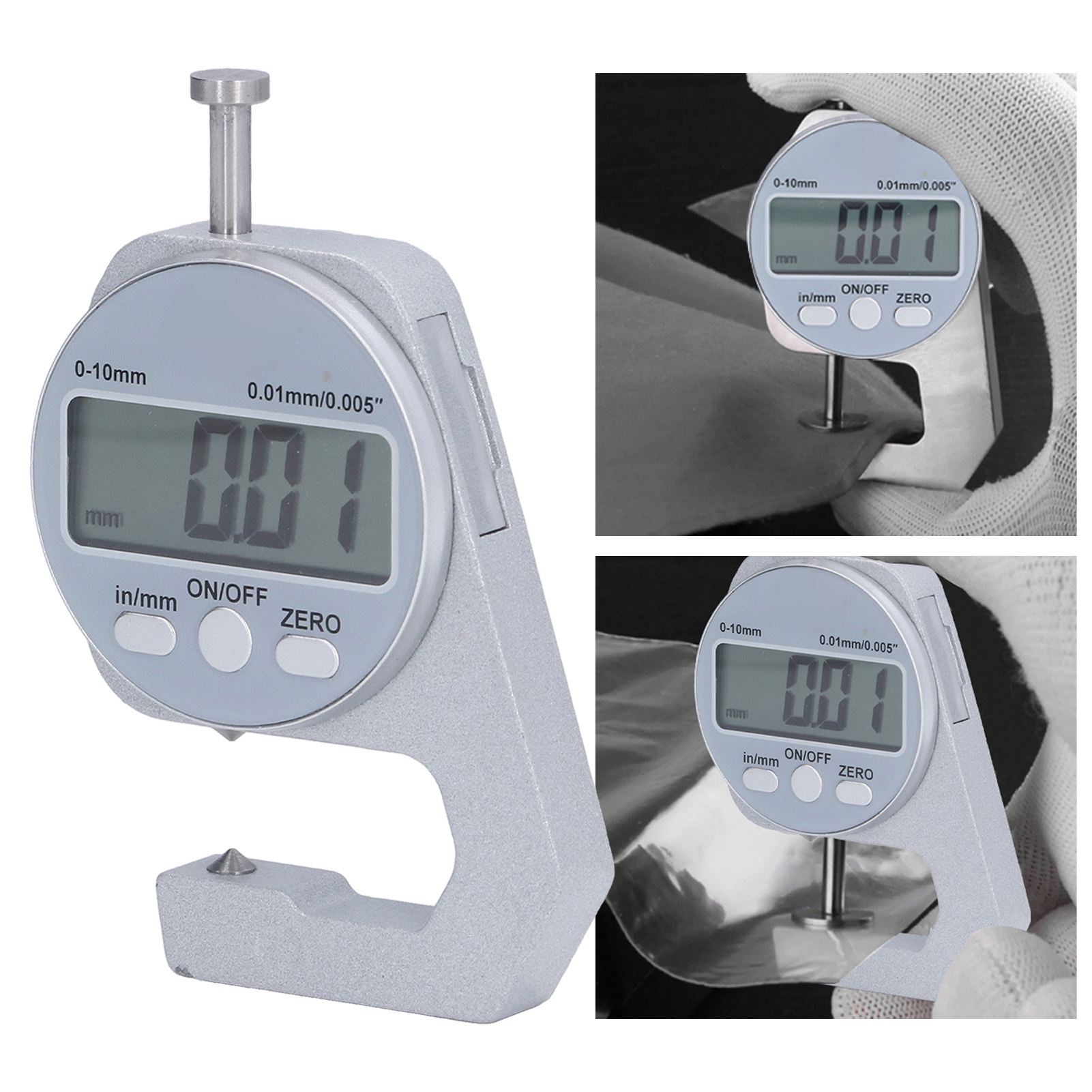 Digitales Mini-dickenmessgerät, Messbereich 0 Bis 10 Mm, Lieferung Ohne Batterie.