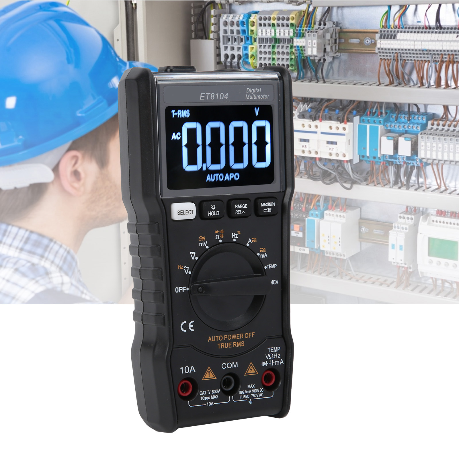 Et8104 Vollständig Intelligentes Digitales Taschenmultimeter