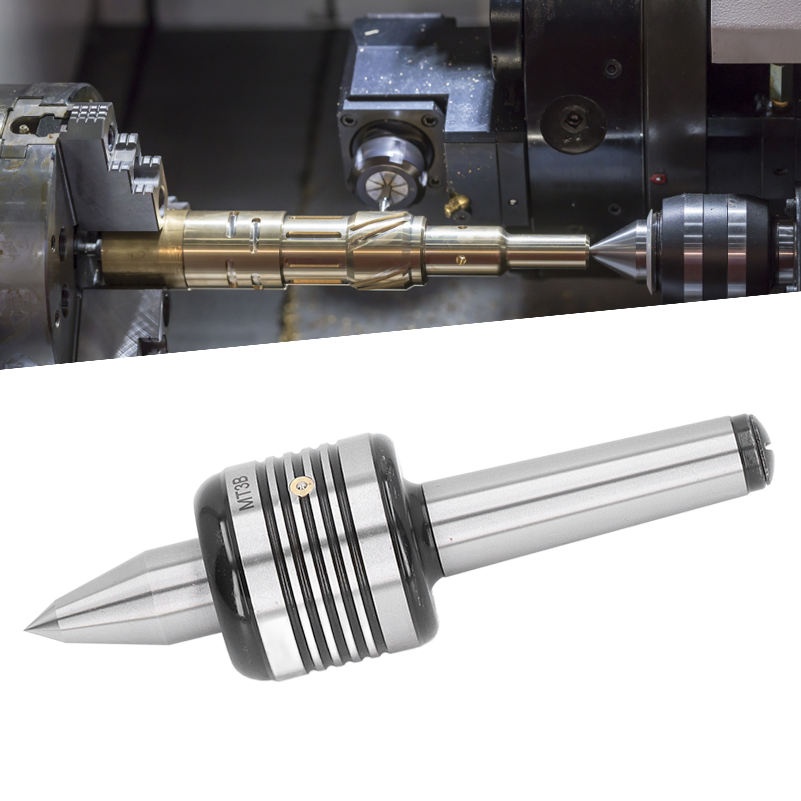 Mt3 Hochpräzisions-drehzentrum Für Formen, Cnc-gesteuerte, Rotierende Auswerferspindel Aus Aluminiumlegierung Und Morsekonusschaft