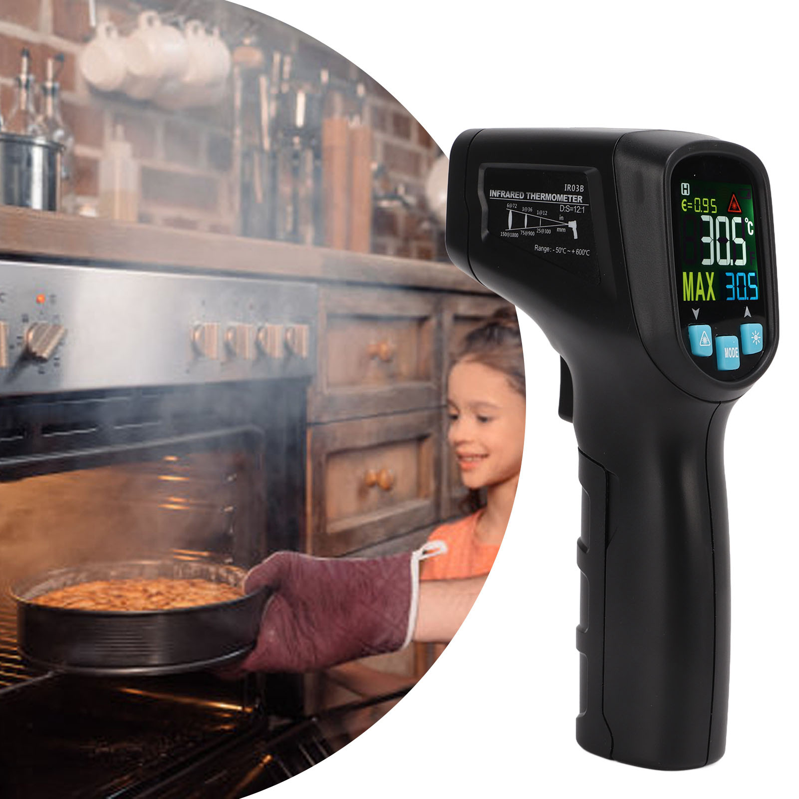 Industrielles Infrarotthermometer Ir03b Für Küchen