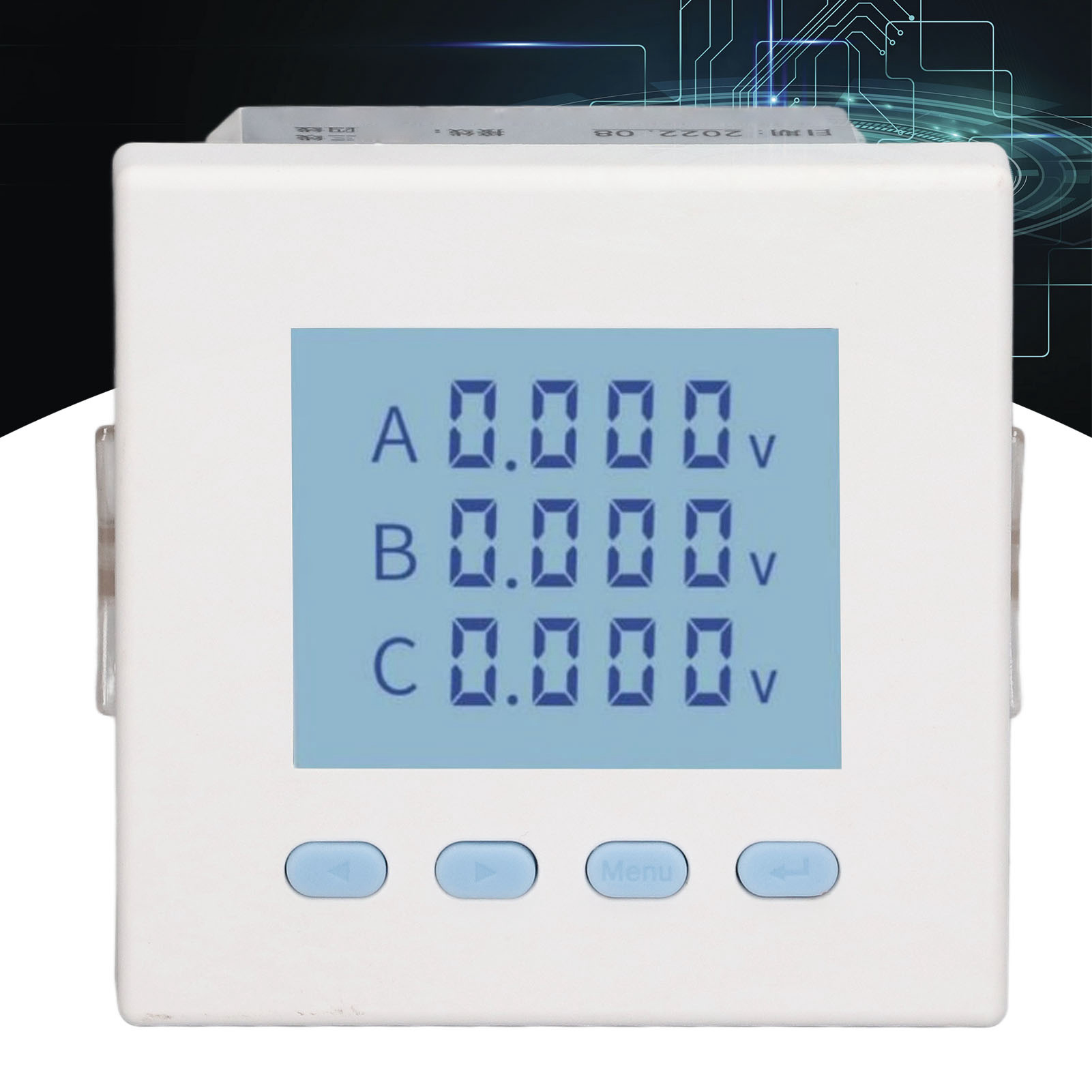 Yg194u-3xy Dreiphasen-smart-lcd-voltmeter: 220-v-wechselstromversorgung, 400-v-wechselspannungsbereich