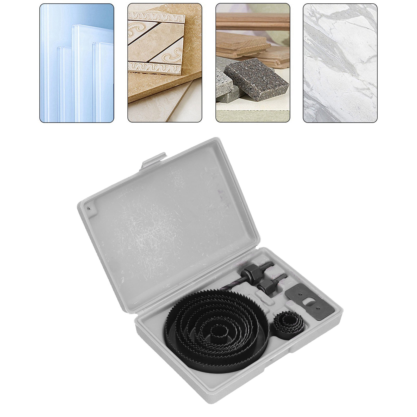 Lochsägen-set Für Holzbearbeitung, Einbaustrahler, Dünne Holzplatten, Pvc-gipsplatten, Bohrwerkzeuge Für Dekorationszwecke.