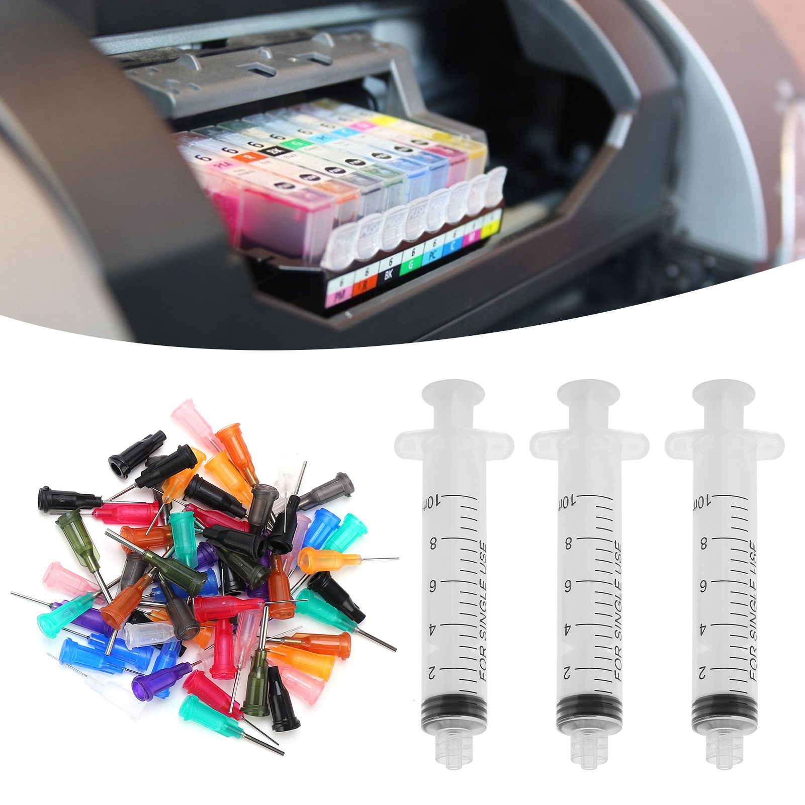 10-ml-spritze + Nadel, 10-ml-schraubspritzen-nadel-kombination Für Lötpastenauftrag, Tintenbefüllung, Öleinspritzung, Industrielles Bohren Von Einwegkunststoffen Und Klebstoffauftrag.