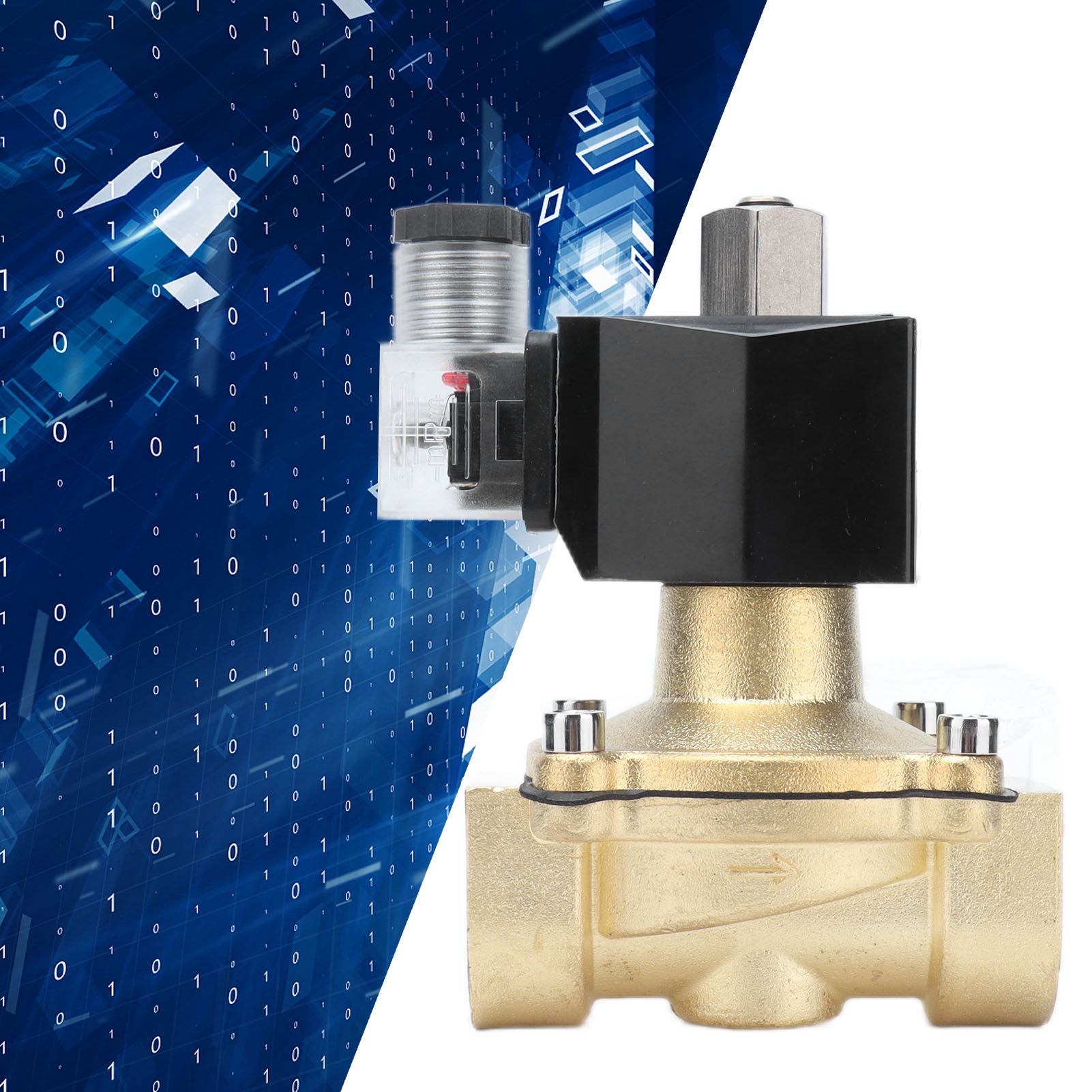 Magnetventil 2w-25k, Normalerweise Offen, Zweiwege-membran, Reinkupfer, 220 V Wechselstrom