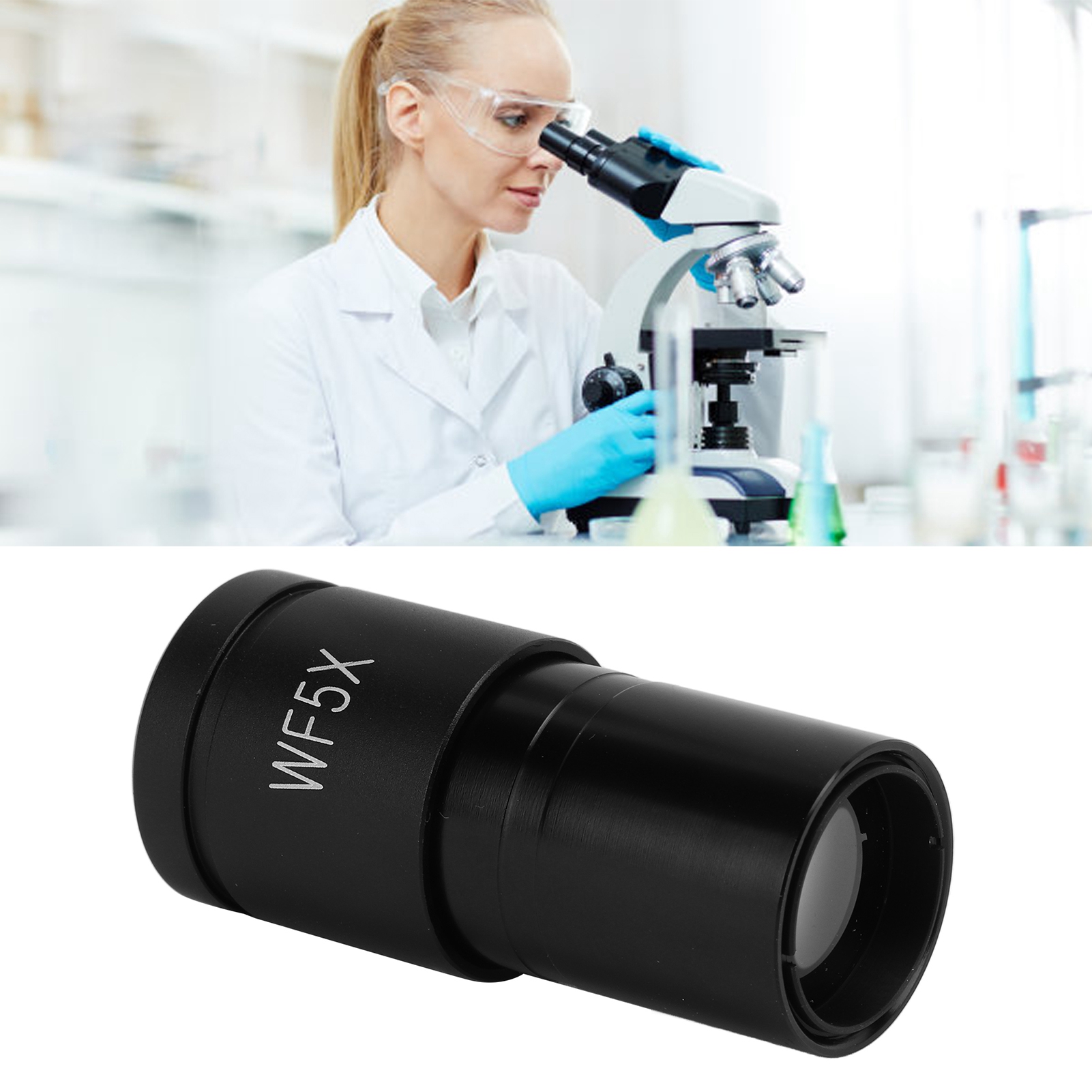 Biologisches Okular Für Mikroskope, Weitwinkelokular, Universelles Hochauflösendes Okular Wf5x