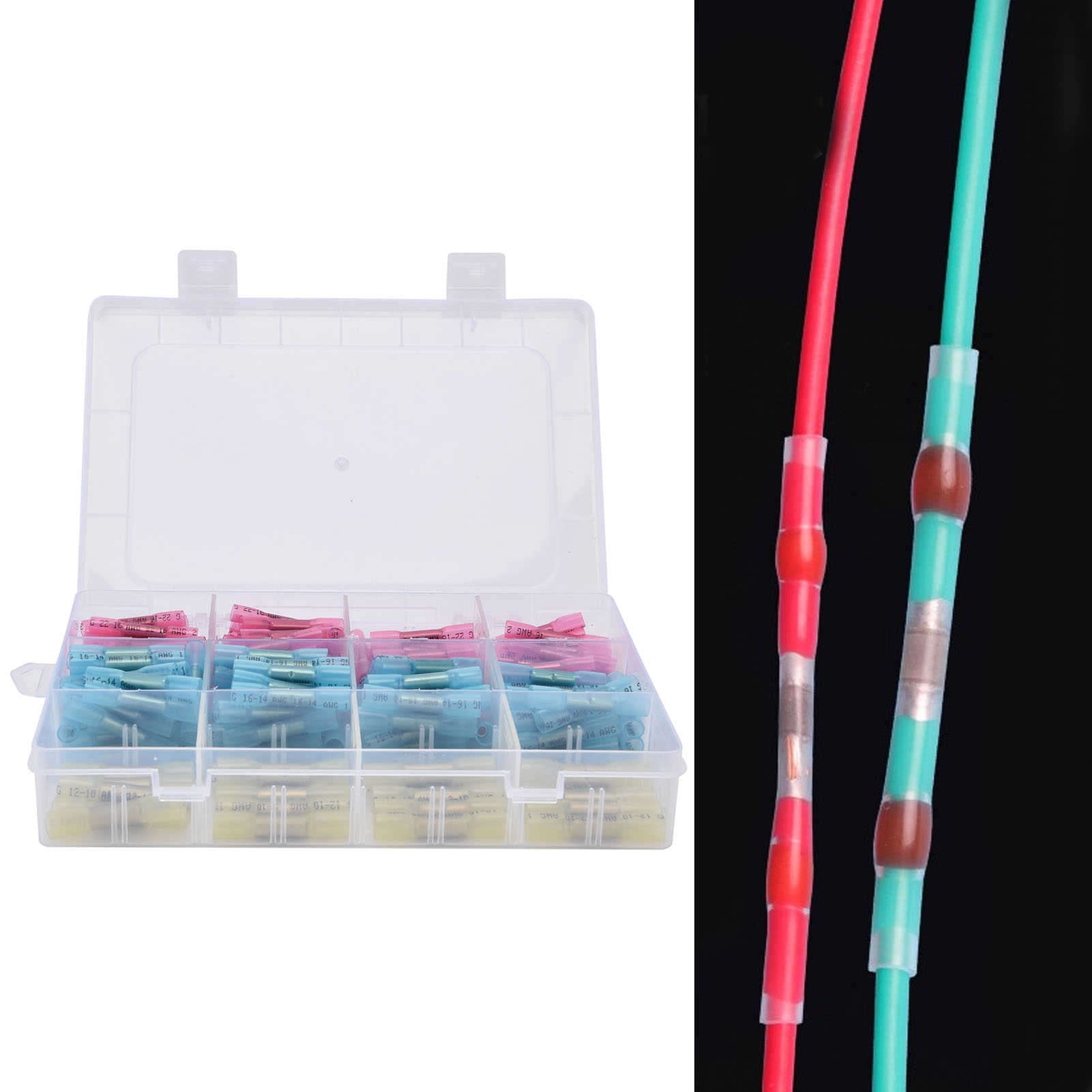 Wasserdichtes Schrumpfschlauch-verbinderset, 200 Stück Pro Packung