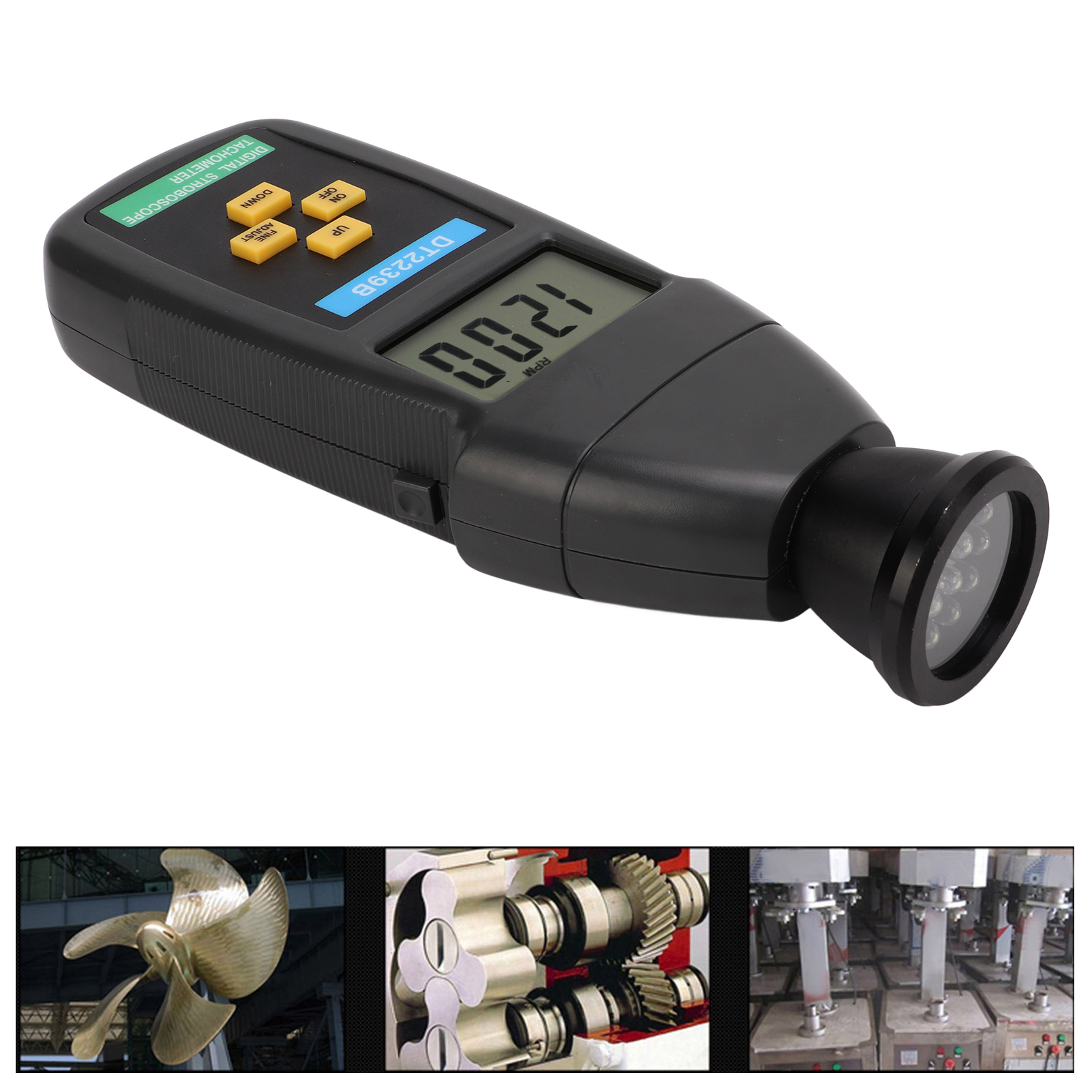 Dt2239b Drehzahlmesser, Fotoelektrischer Drehzahlmesser, Berührungsloser Fotoelektrischer Geschwindigkeitsmesser, Laser-drehzahlmesser