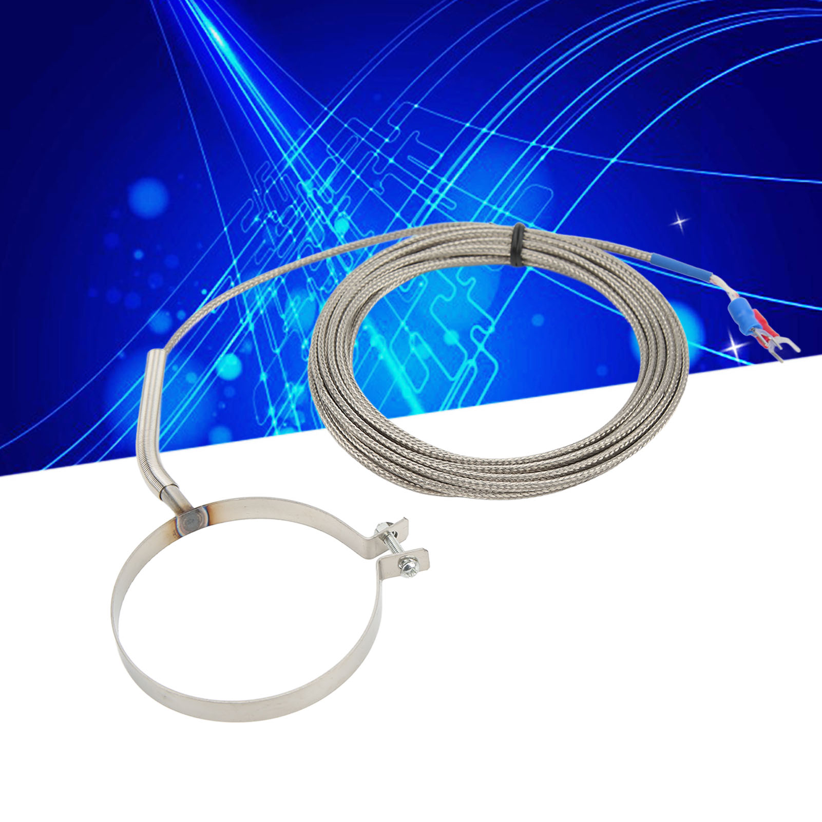 Berm/berm Ringthermoelementdraht Für Spritzgießmaschinentrichter, 0–400 °c, Ringdurchmesser 60 Mm, Länge 4 M