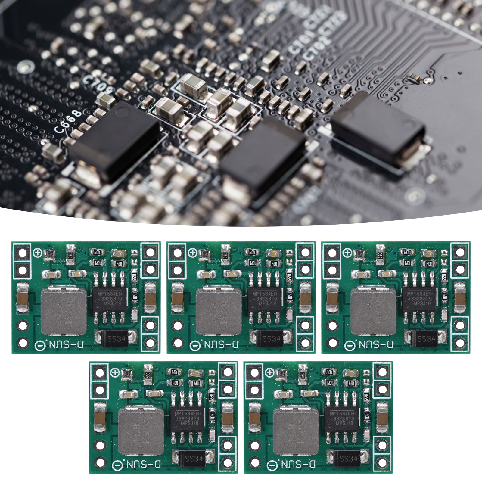 Dc-dc-abwärtswandlermodul Mp1584en, 3a Abwärtswandlermodul Mit Fester 5v-ausgangsspannung.