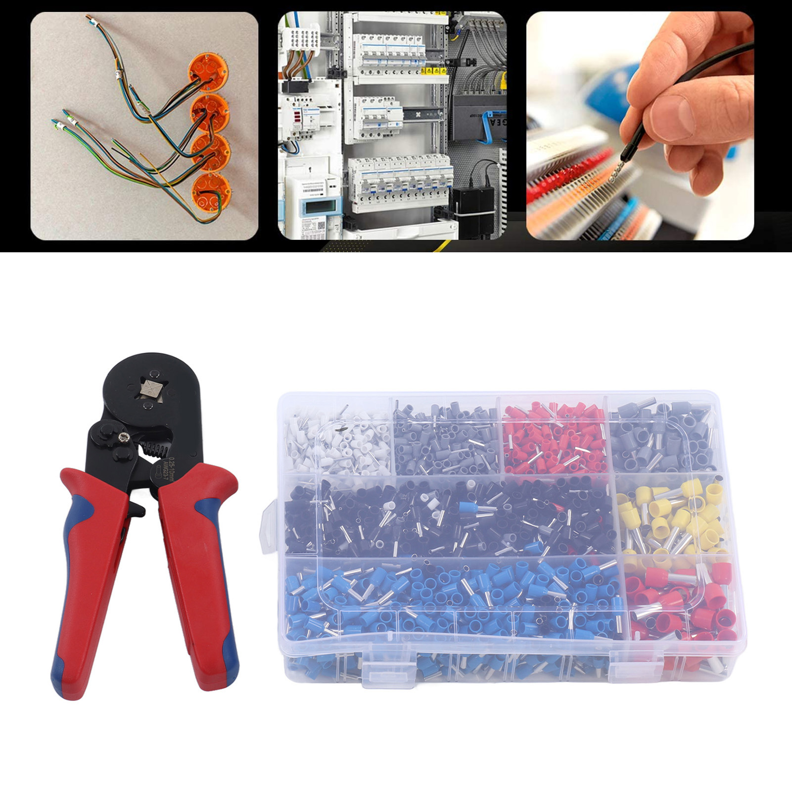 1800-teiliges Crimpwerkzeug-set, Hochwertiges Crimpwerkzeug-set