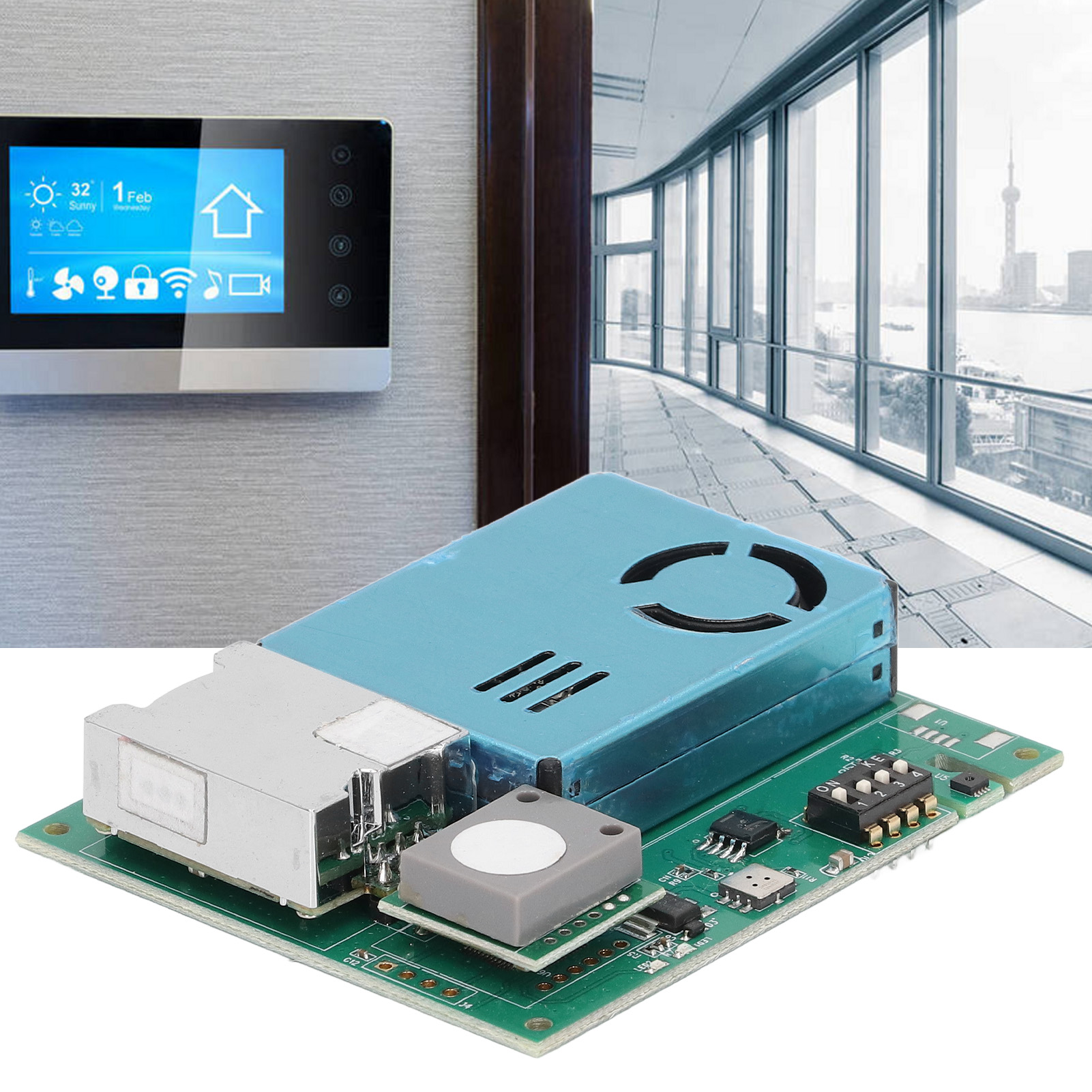 Luftqualitätsüberwachungsmodul M701-485: Formaldehyd, Pm2,5, Tvoc, Temperatur, Luftfeuchtigkeit, Pm10, Co2