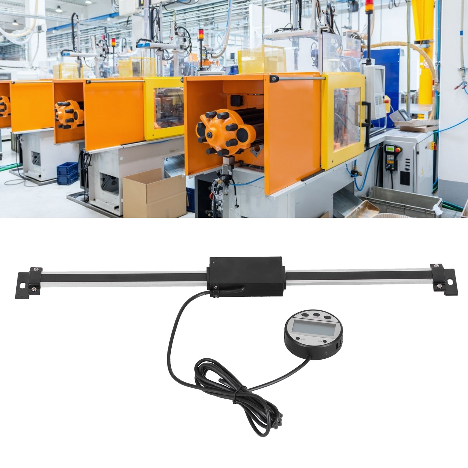 Digitales Rundlineal, Display Aus Aluminiumlegierung, Externe Digitale Skala, Elektronisches Digitales Mikrometer Für Außendurchmesser, 0–300 Mm