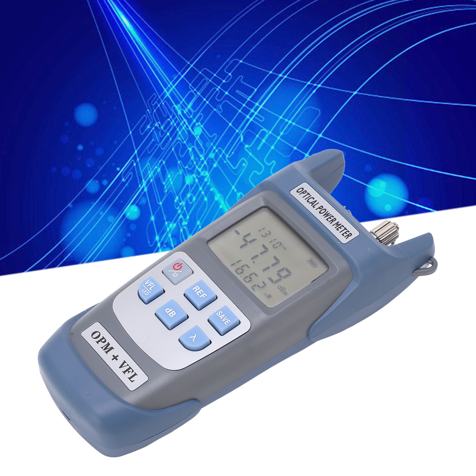 Optisches Wattmeter Aua-g710b, Integrierte Rotlichteinheit, 20 Km/h, 20 Mw, Mit Led-beleuchtung, -70 Bis +10 Dbm