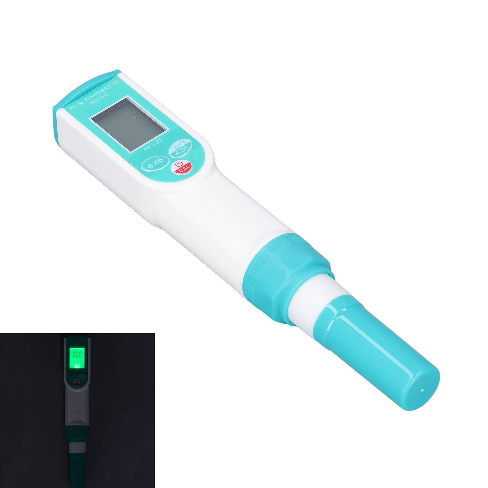 Ph-2022 Neues 2-in-1-ph-meter Für Den Privaten Und Industriellen Gebrauch, Einschließlich Temperatur- Und Ph-wert-messung.