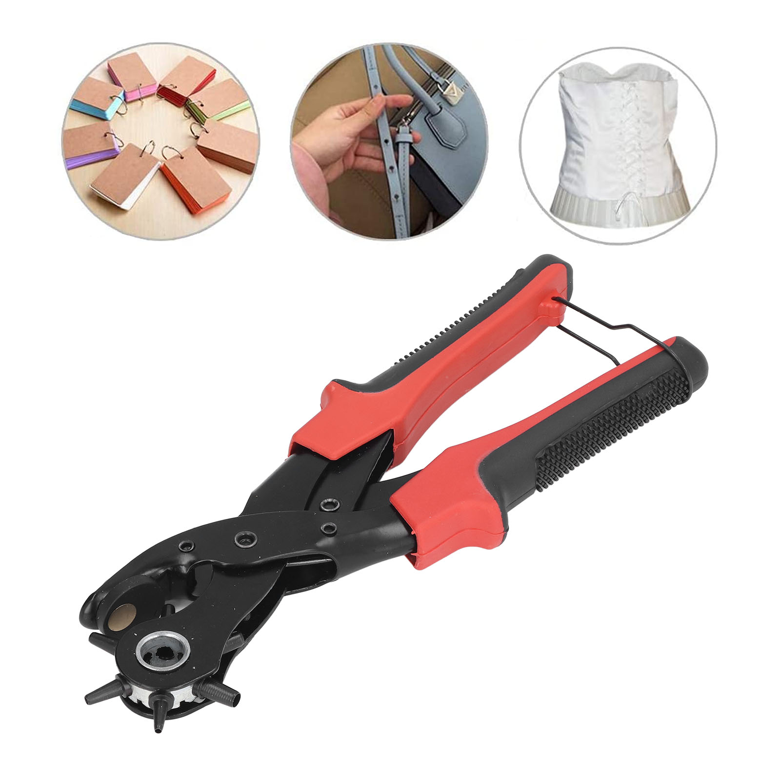 Lederlochwerkzeug-set, Gürtellochset, Geeignet Für Gürtel, Sättel, Hundehalsbänder, Uhrenarmbänder, Schuhe, Stoffe, Papier Und Bastelprojekte.