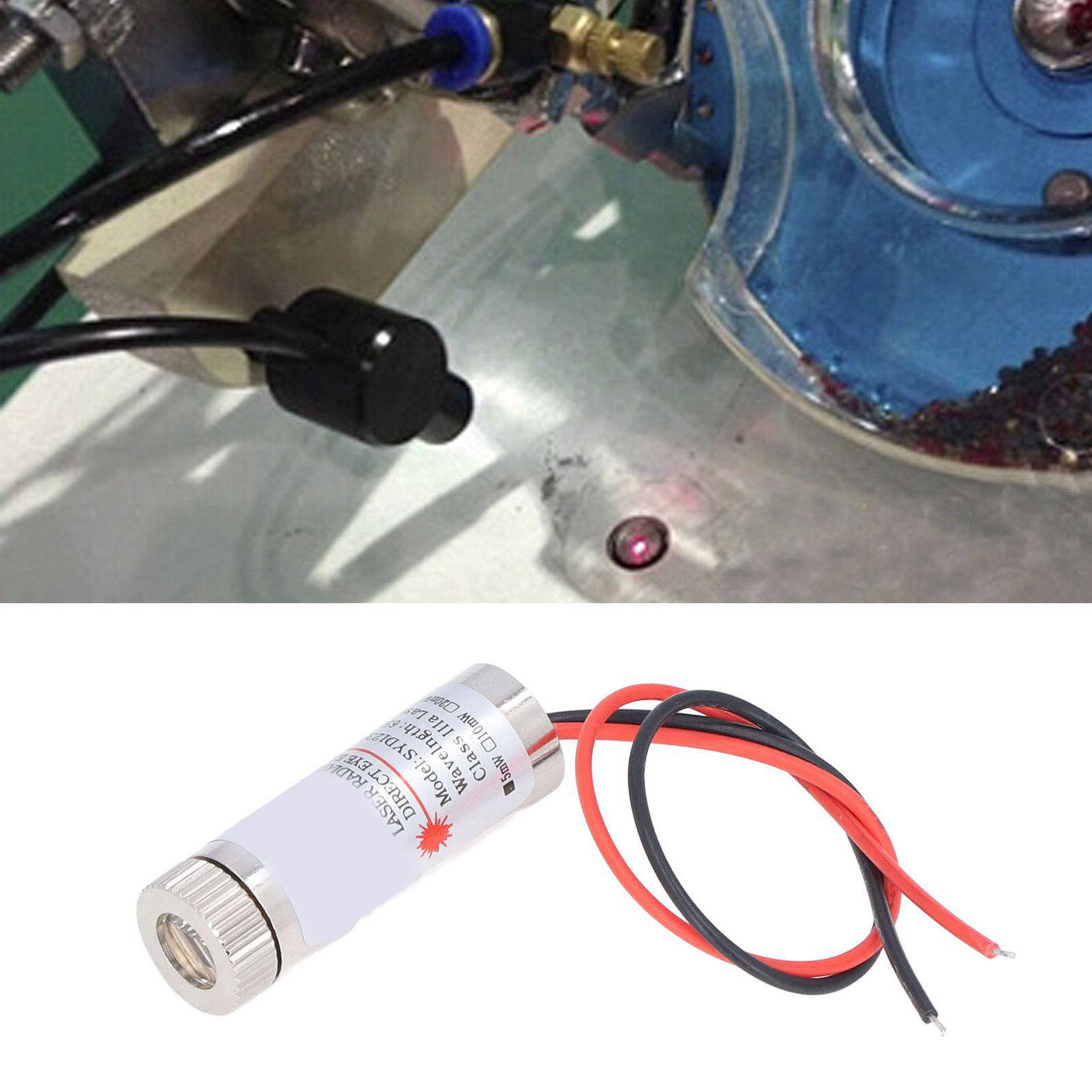 650 Nm 5 Mw Rotes Fadenkreuzlasermodul, Industrieller Laserkopf