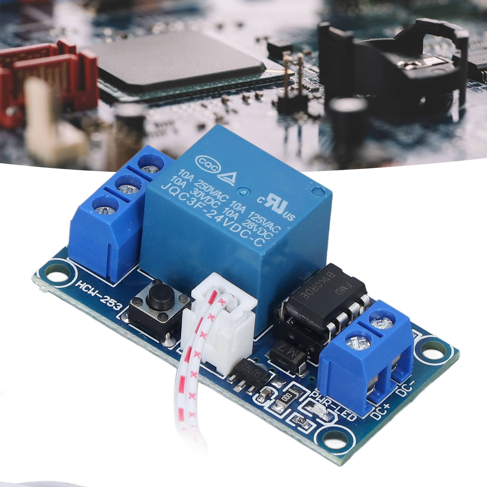 Selbstverriegelndes Bistabiles Relaismodul, Ein-/ausschalten Per Knopfdruck, Mikrocontrollergesteuertes Relais, 24 V