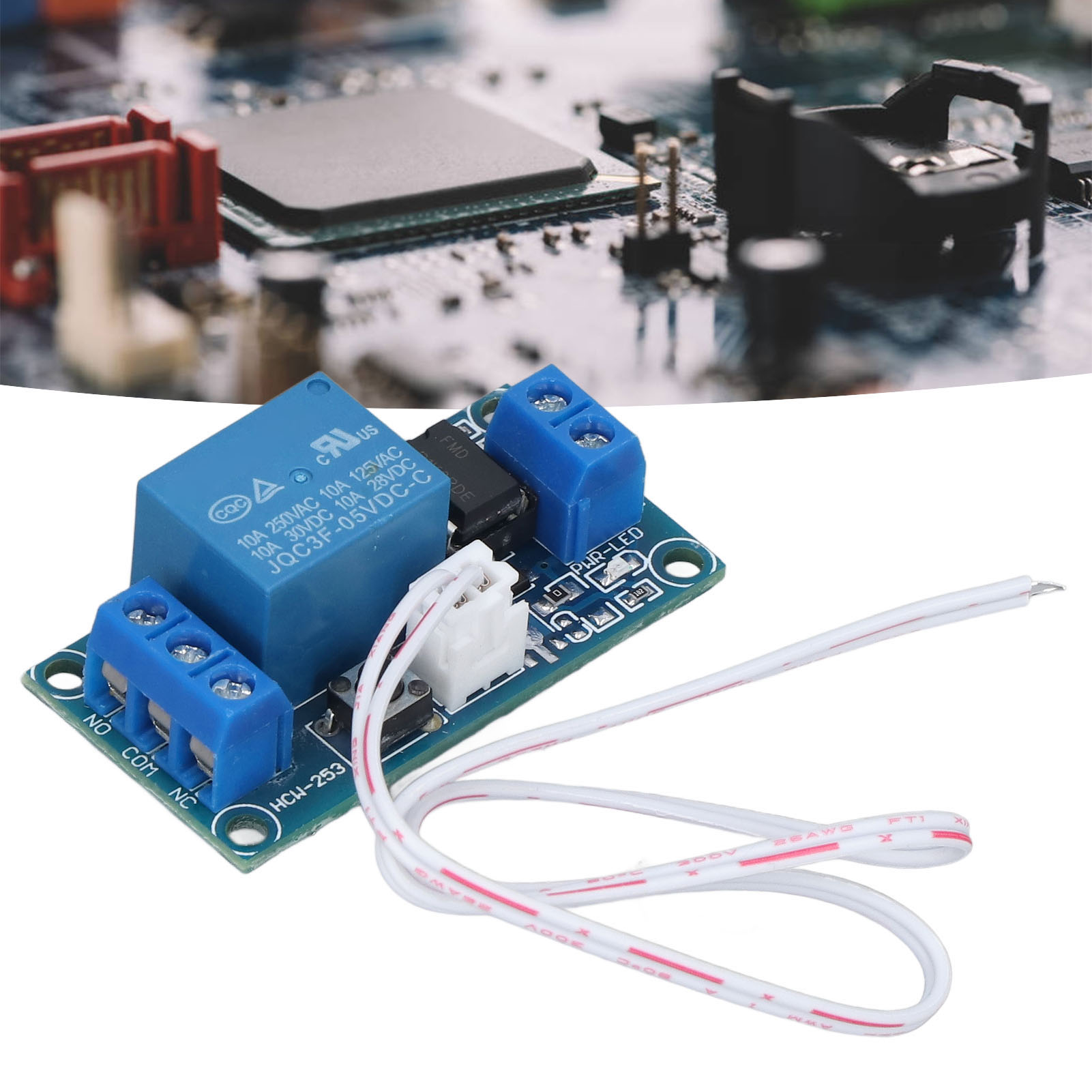 Selbstverriegelndes Bistabiles Relaismodul, Ein-/ausschalten Per Knopfdruck, 5-v-relais, Gesteuert Durch Einen Mikrocontroller