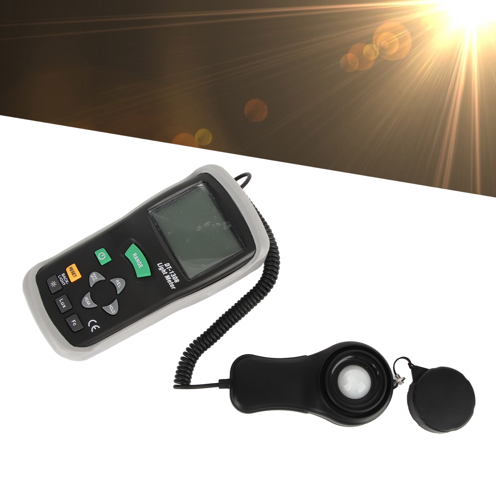 Dt-1308 Multifunktionales Digitales Photometer, Luxmeter, Tragbares Luxmeter