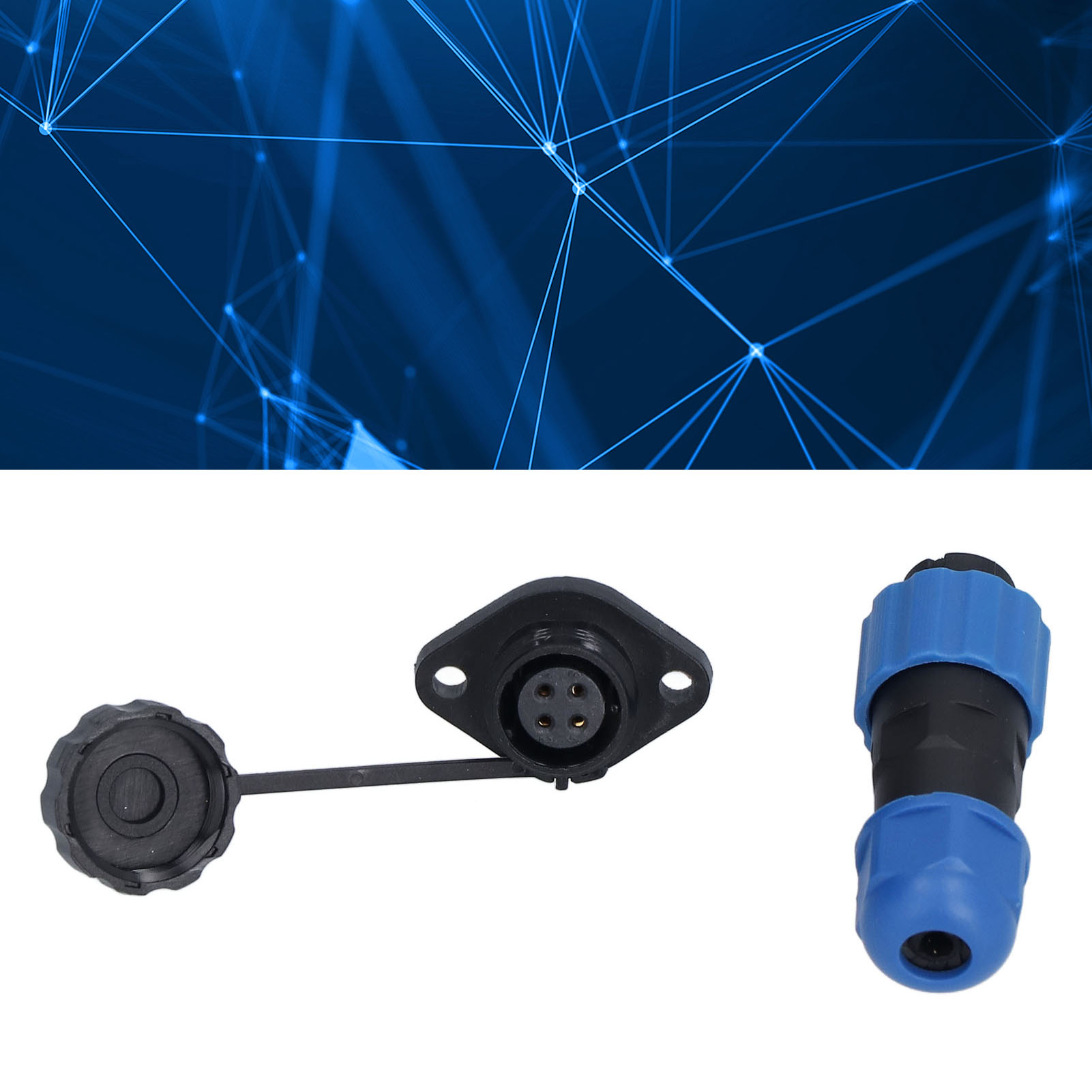 Sp13 Flanschstecker, Wasserdicht, Für Die Luftfahrt, Ip68, Stecker Und Buchse, 4 Pins
