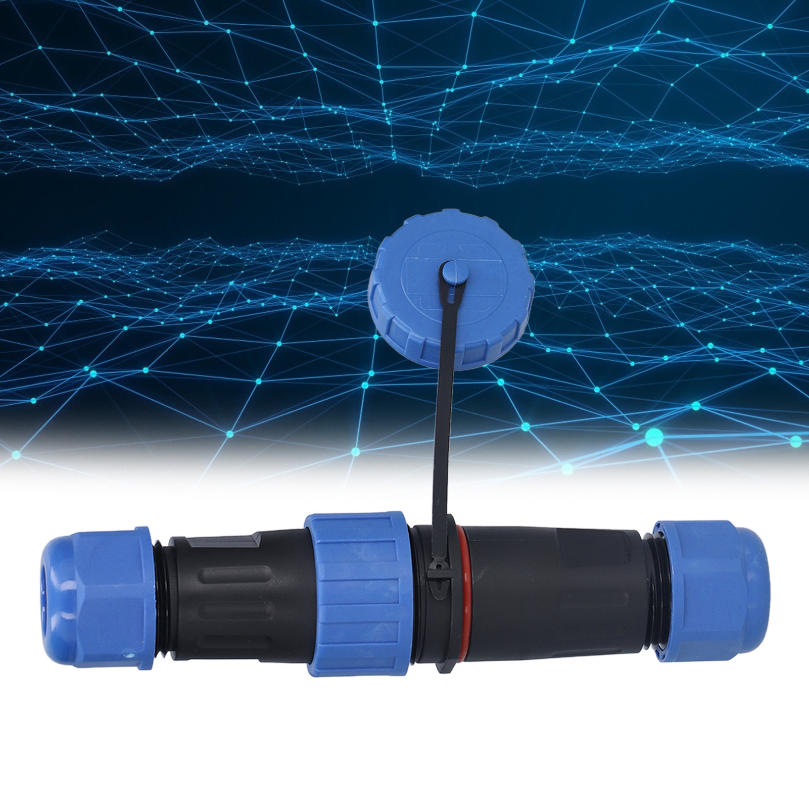Ip68 Wasserdichter Luftfahrtstecker Und -buchse Lp20, Lötfrei, Mehradrig, Lötfreier Stecker Und Buchse, 250 V, Φ6-12 Mm², 4 Leiter.