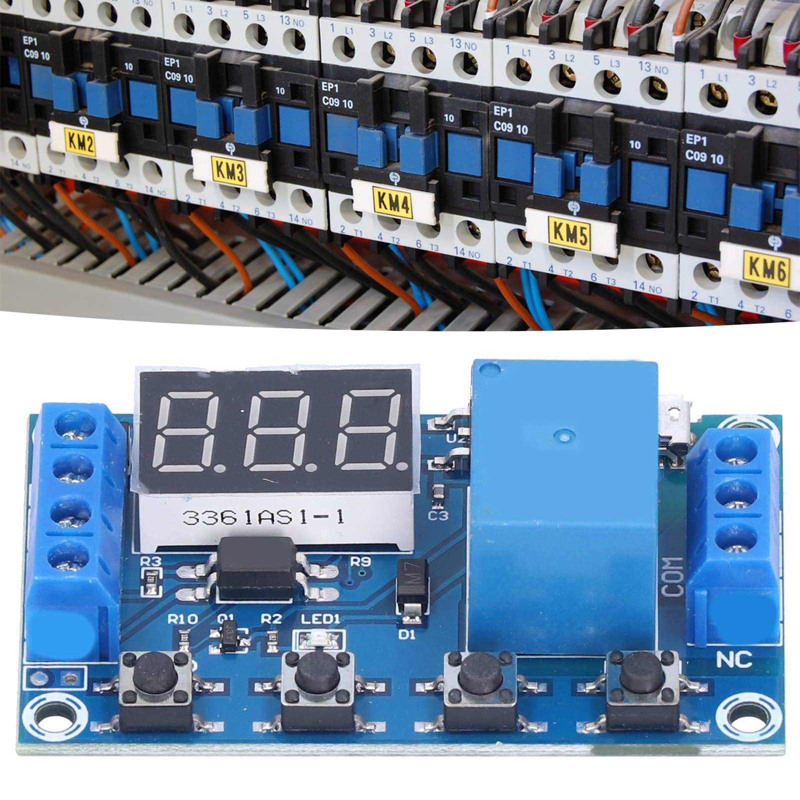 1-kanal-relaismodul (6–30 V), Stromausfall-timer, Zeitverzögerungsschaltung, Schaltrelais (6–30 V)