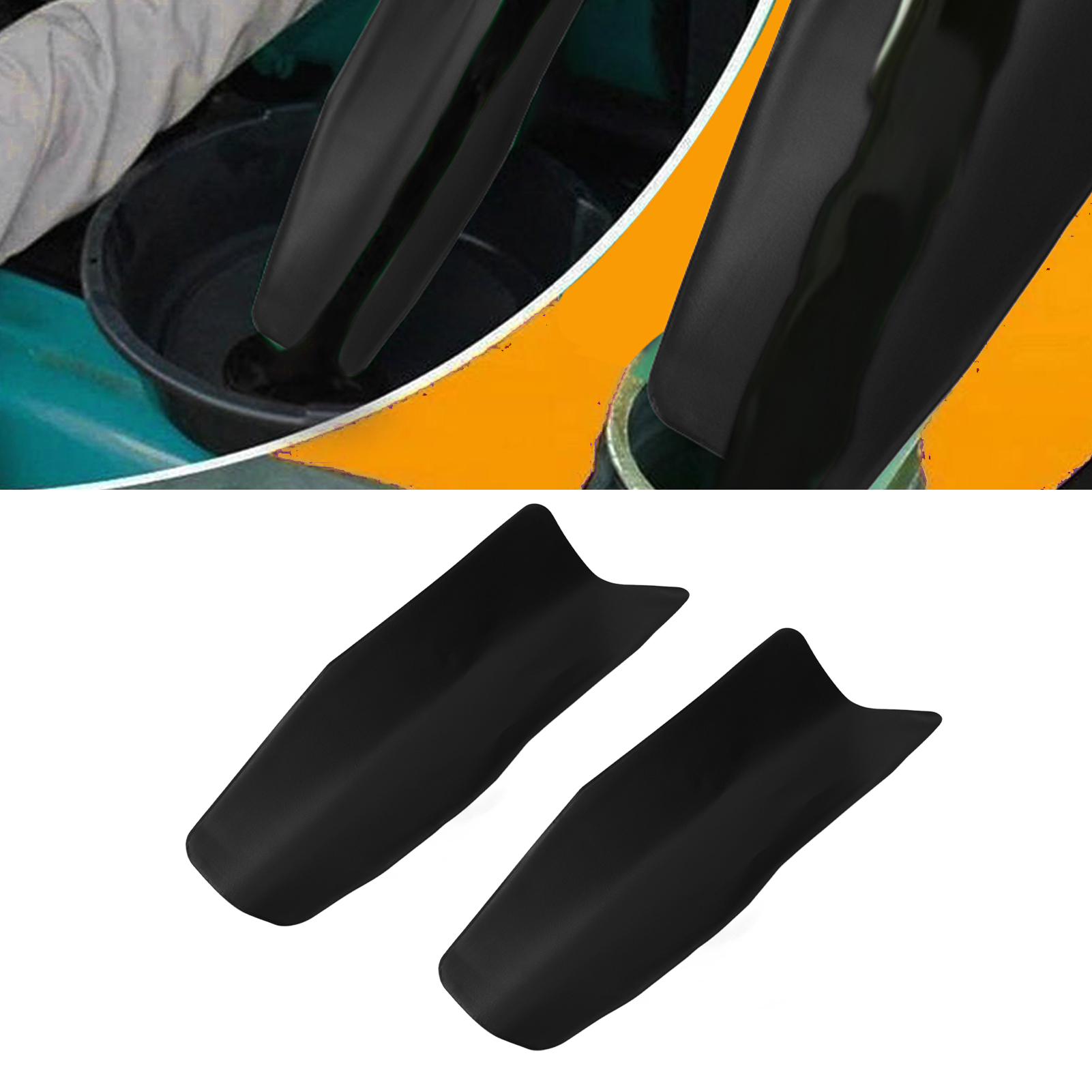 Flexibles Ölablass- Und -führungswerkzeug, Ölführungsplatte, Ölführungswerkzeug, 37x17cm, Schwarz.