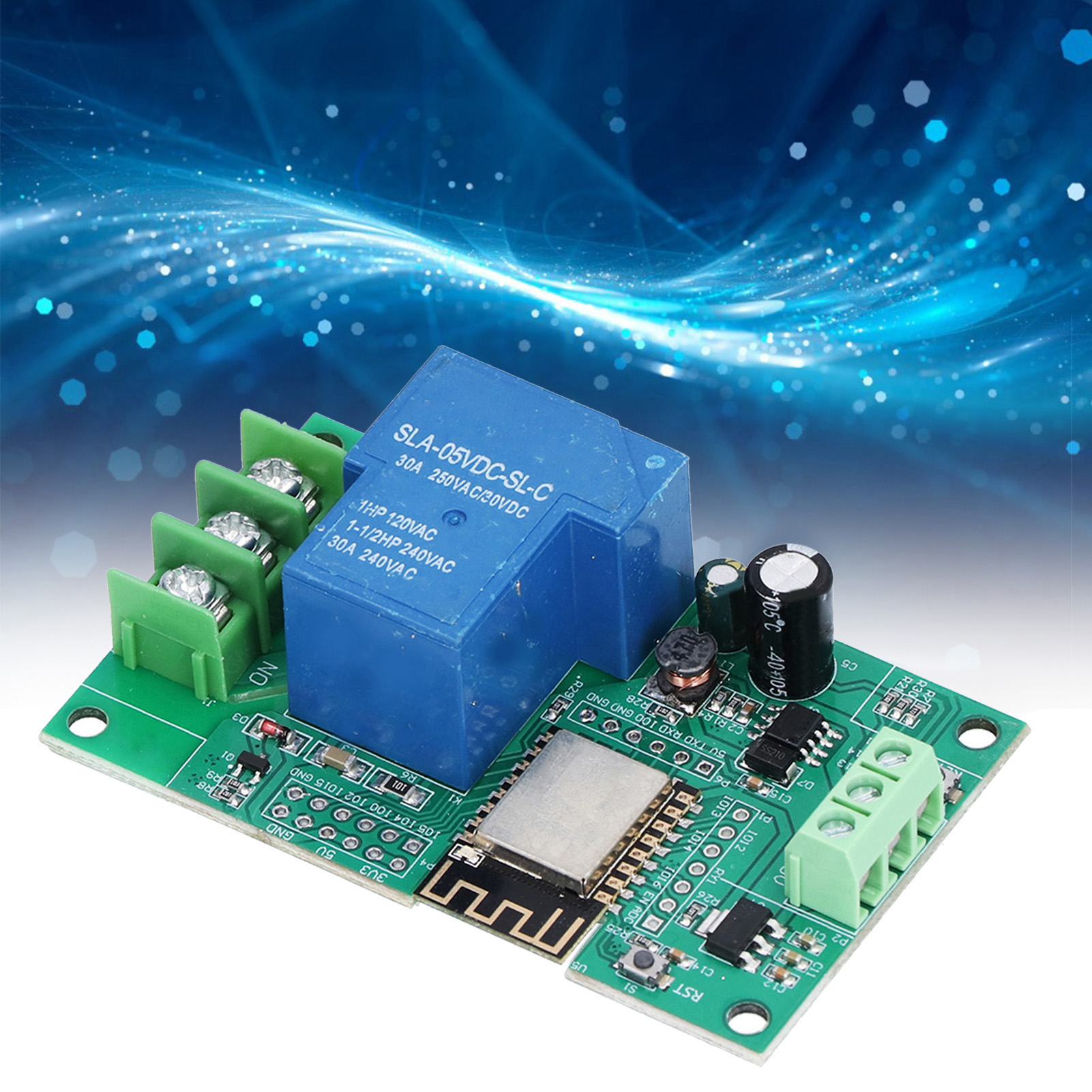 Esp-12f Wi-fi-modul, 30a Einkanal-relaismodul
