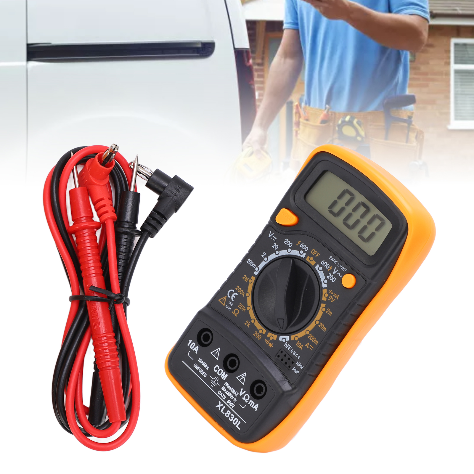 Xl830l Hochpräzises Digitales Multimeter, Multifunktionales Widerstands- Und Spannungsmessgerät.
