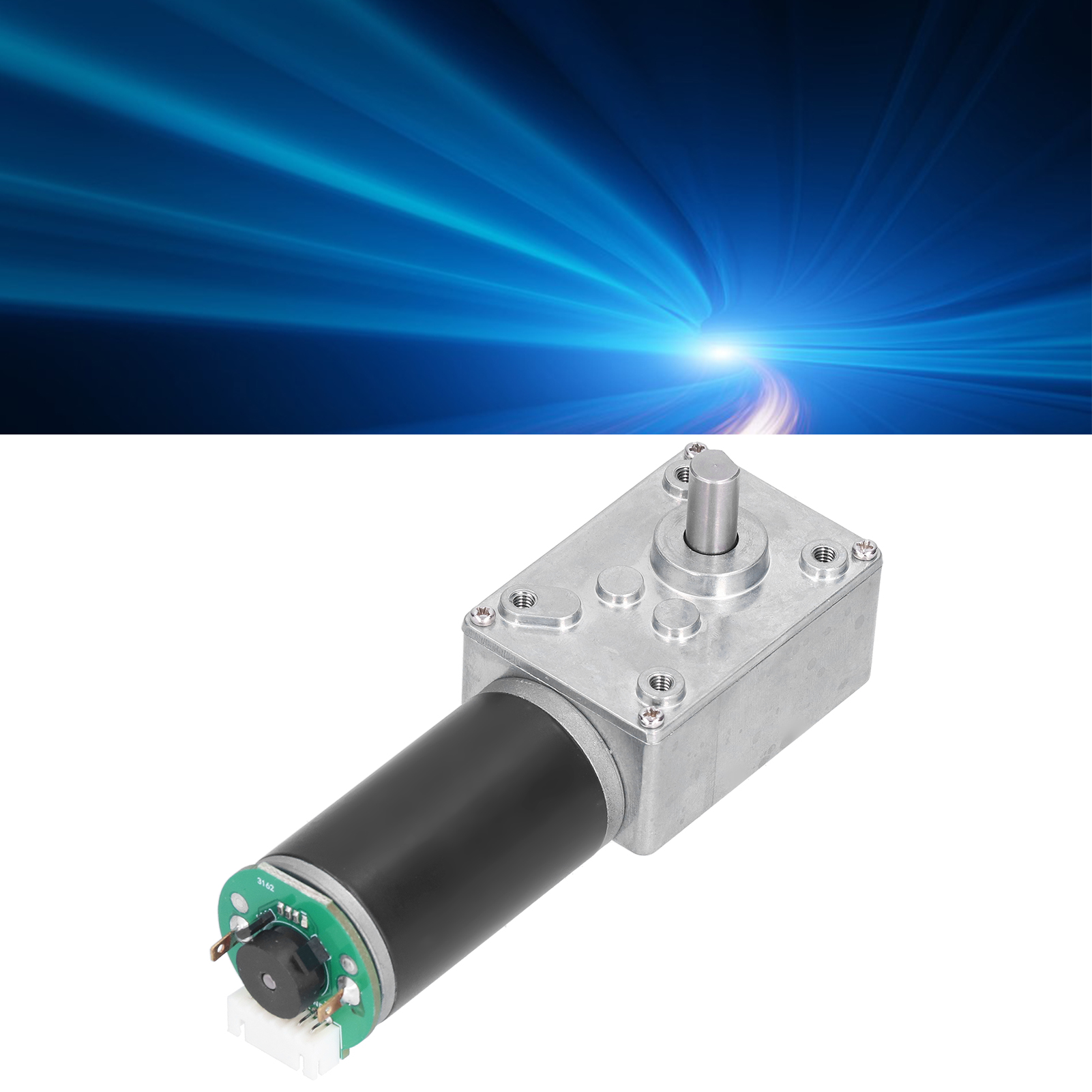 Schneckengetriebemotor Mit Encoder 5840-31zy, Selbsthemmender Ganzmetall-getriebemotor, 15 Mm Wellenlänge, 12 V Dc, 470 U/min