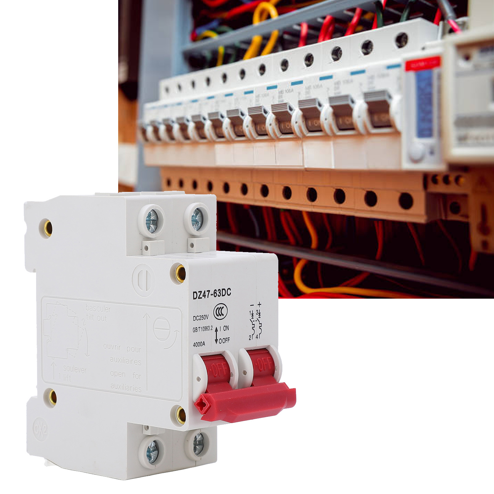 250-v-gleichstrom-photovoltaik-leistungsschalter, 10-a-photovoltaik-luftschalter