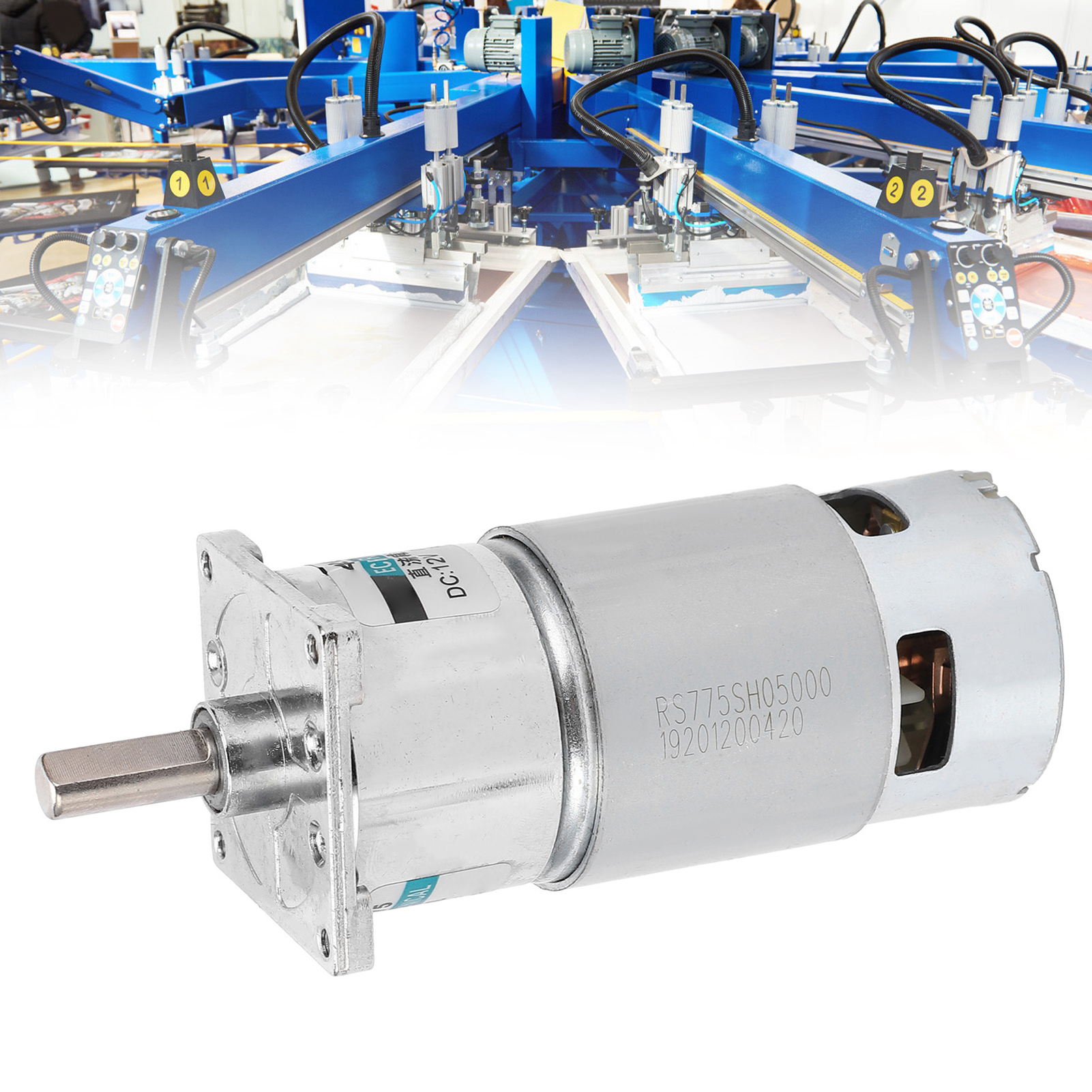 12-v-gleichstrom-miniatur-getriebemotor Mit Halterung Xd-42ga755+, Langsam Laufender, Reversibler Getriebemotor, 500 U/min