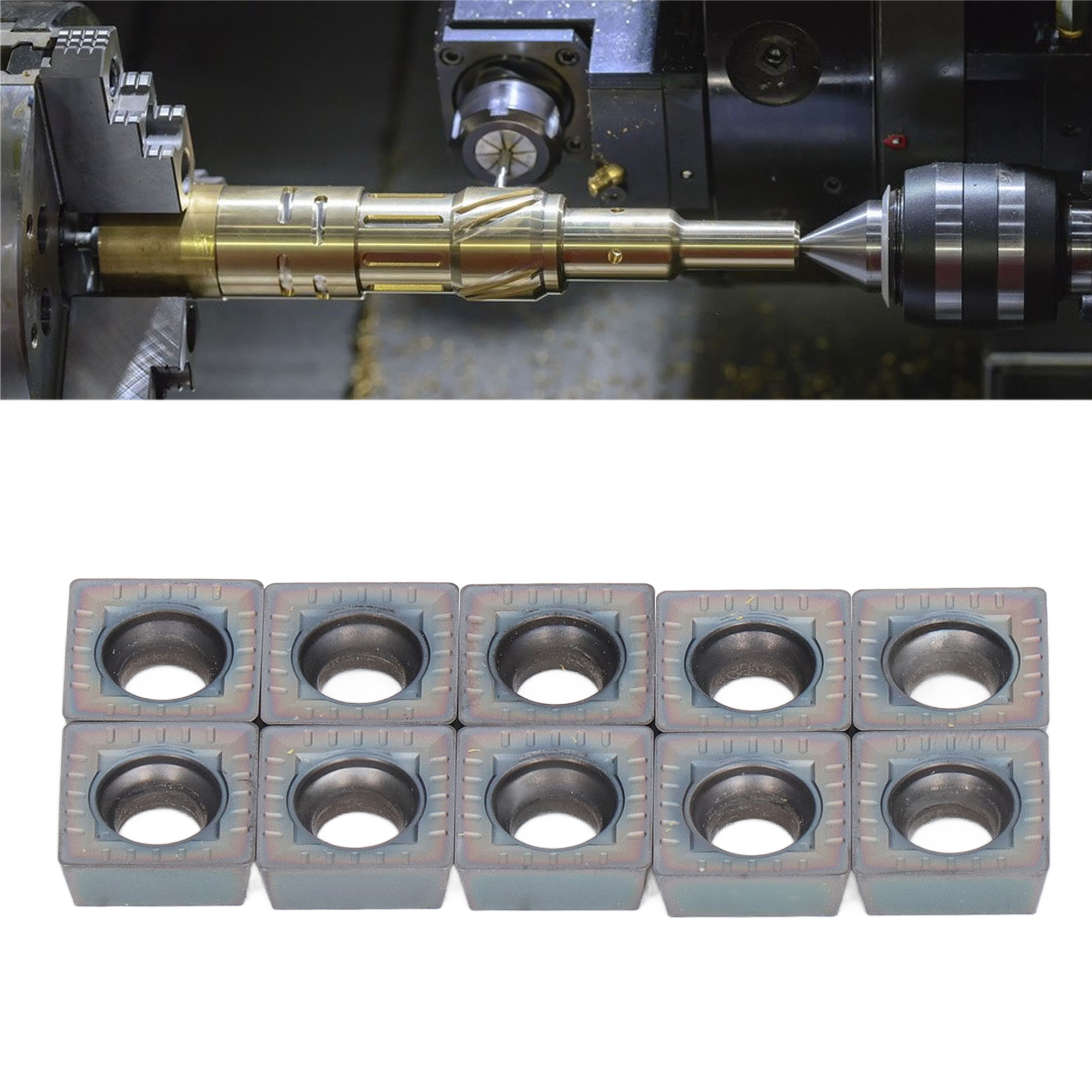 Spmt120408r-d51 Fräseinsatz Aus Siebenfarbigem, Hartmetallgehärtetem Stahl