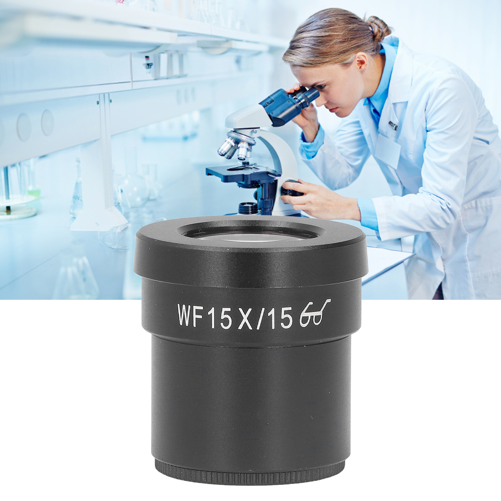 Wf15x/15 Weitwinkelokular Für Laborstereomikroskope, Großer Augenabstand, Weitwinkelschnittstelle, 30 Mm
