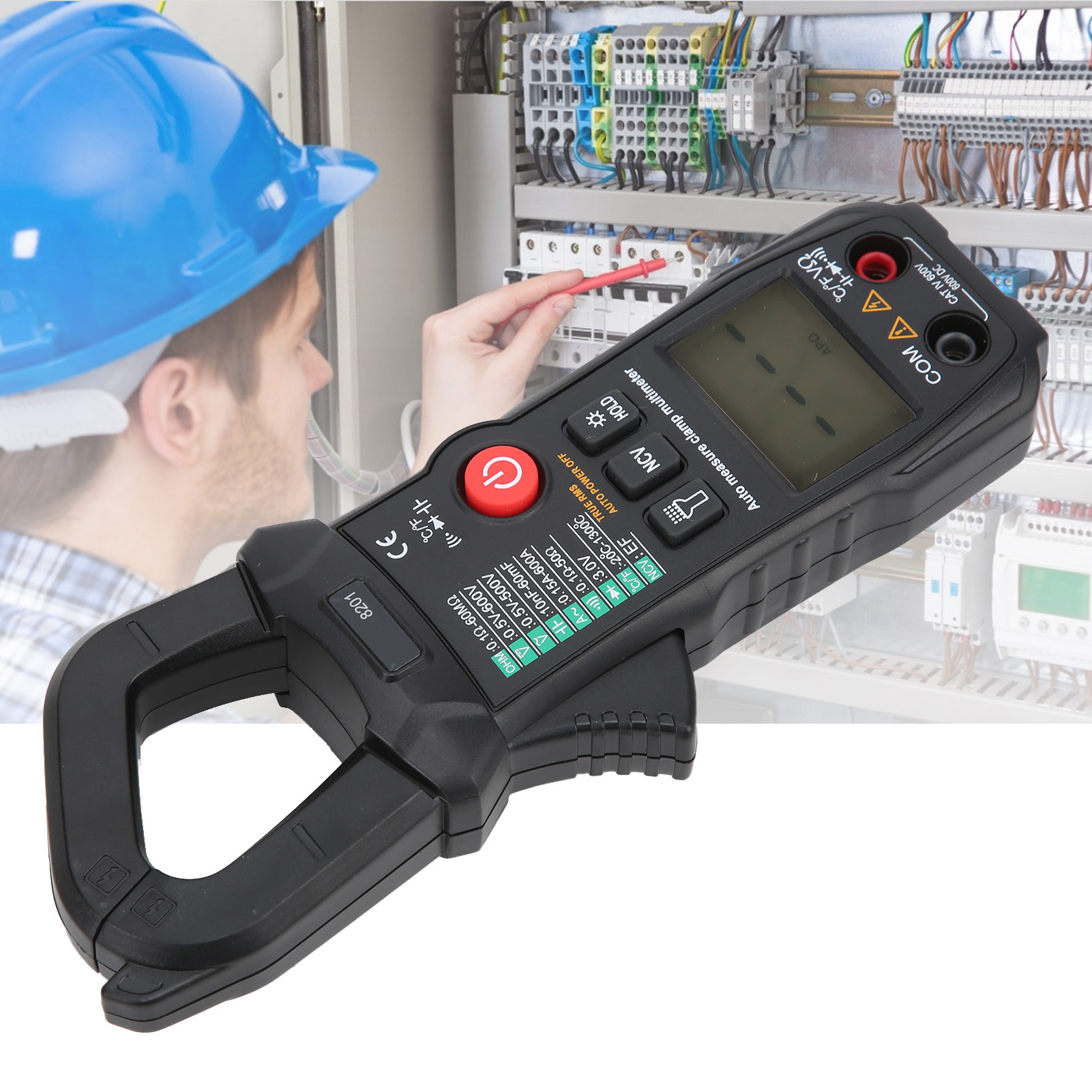 Et8201 Multifunktions-zangenmessgerät 600 A 600 V Ac/dc, Intelligente Automatische Identifizierung Und Messung