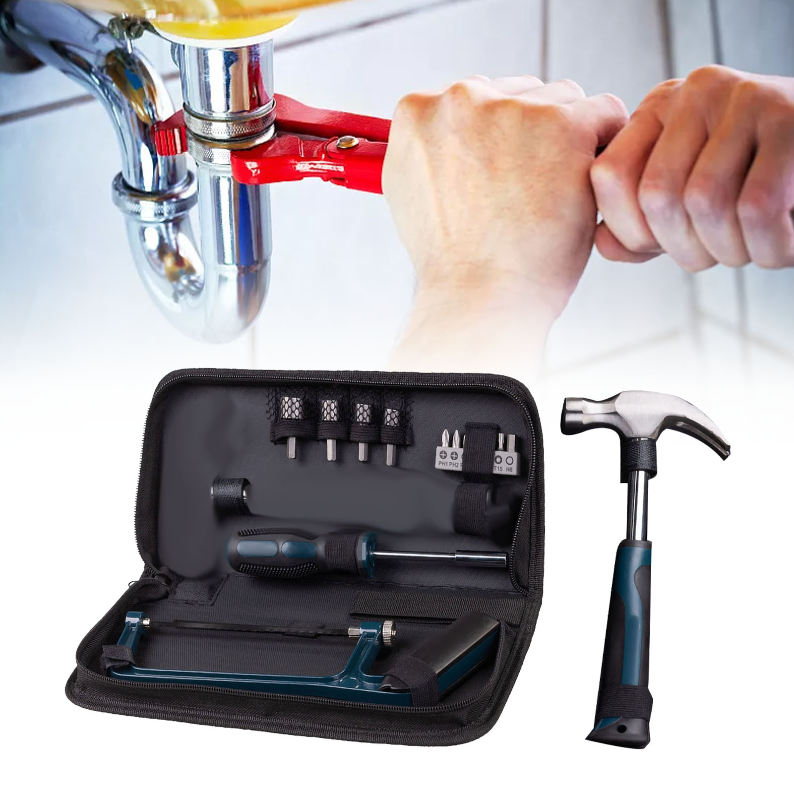 Bosch Home Multifunktionswerkzeugset, Inklusive Zangen Und Schrauben, 15-teilig