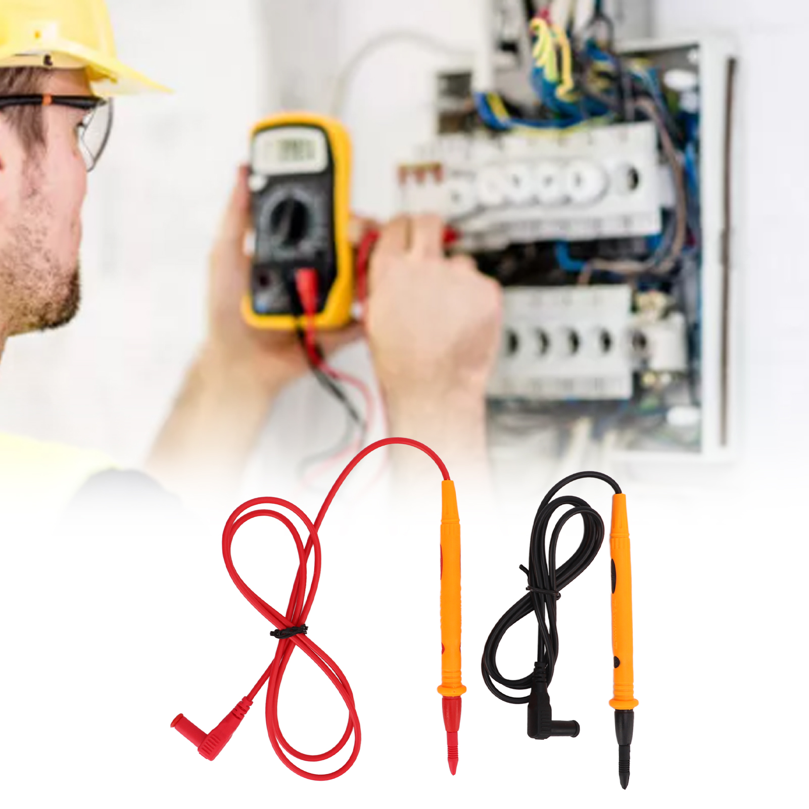 J.30024 2mm Multimeter-prüfspitze, Vernickeltes Kupfer, Kfz-prüfspitze, Rot Und Schwarz, 5 Sets Zum Verkauf.