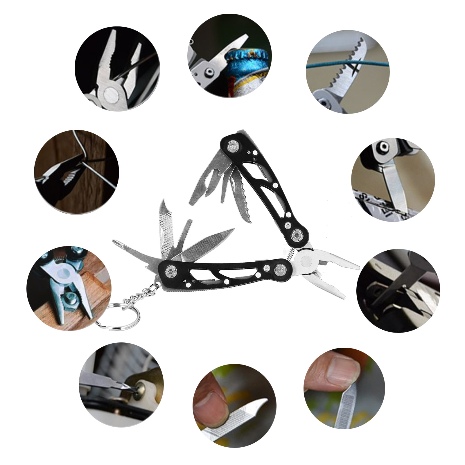 Edc Tools Mehrzweckzange – Schwarz