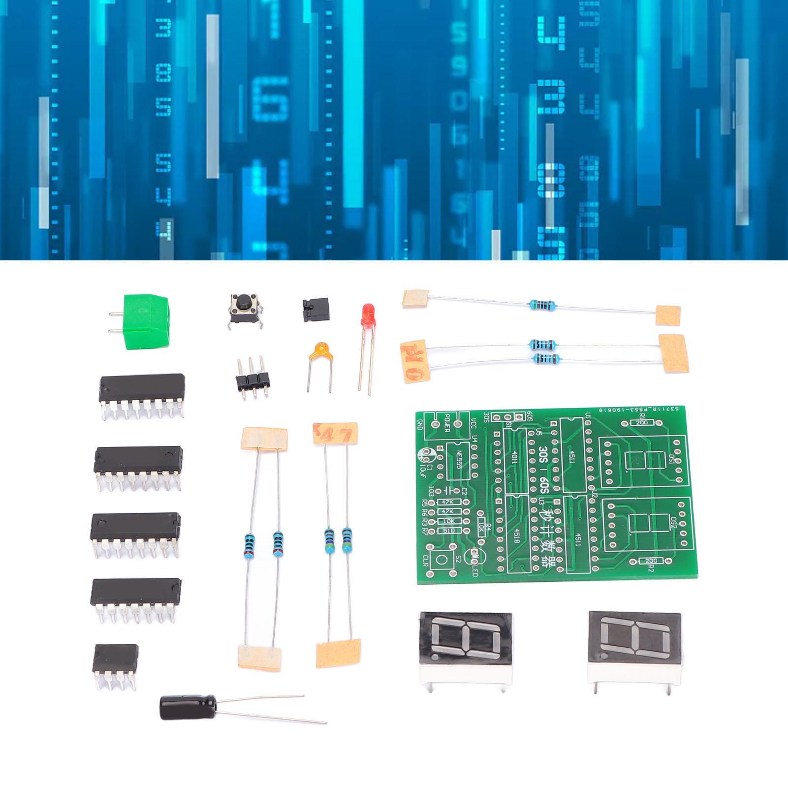 Digitales Elektronik-schulungsset Mit Einfachem 30-60-sekunden-timer
