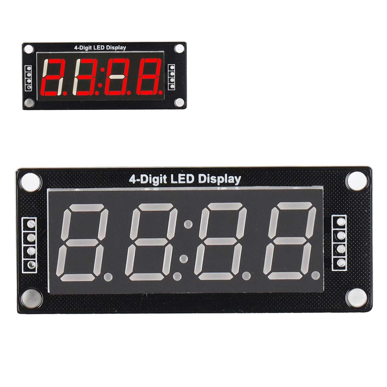 Tm1637 Led-digitalanzeigemodul Mit Uhr, 0,56 Zoll Vierstellige Siebensegmentanzeige, Uhrmodul Mit Roter Anzeige.