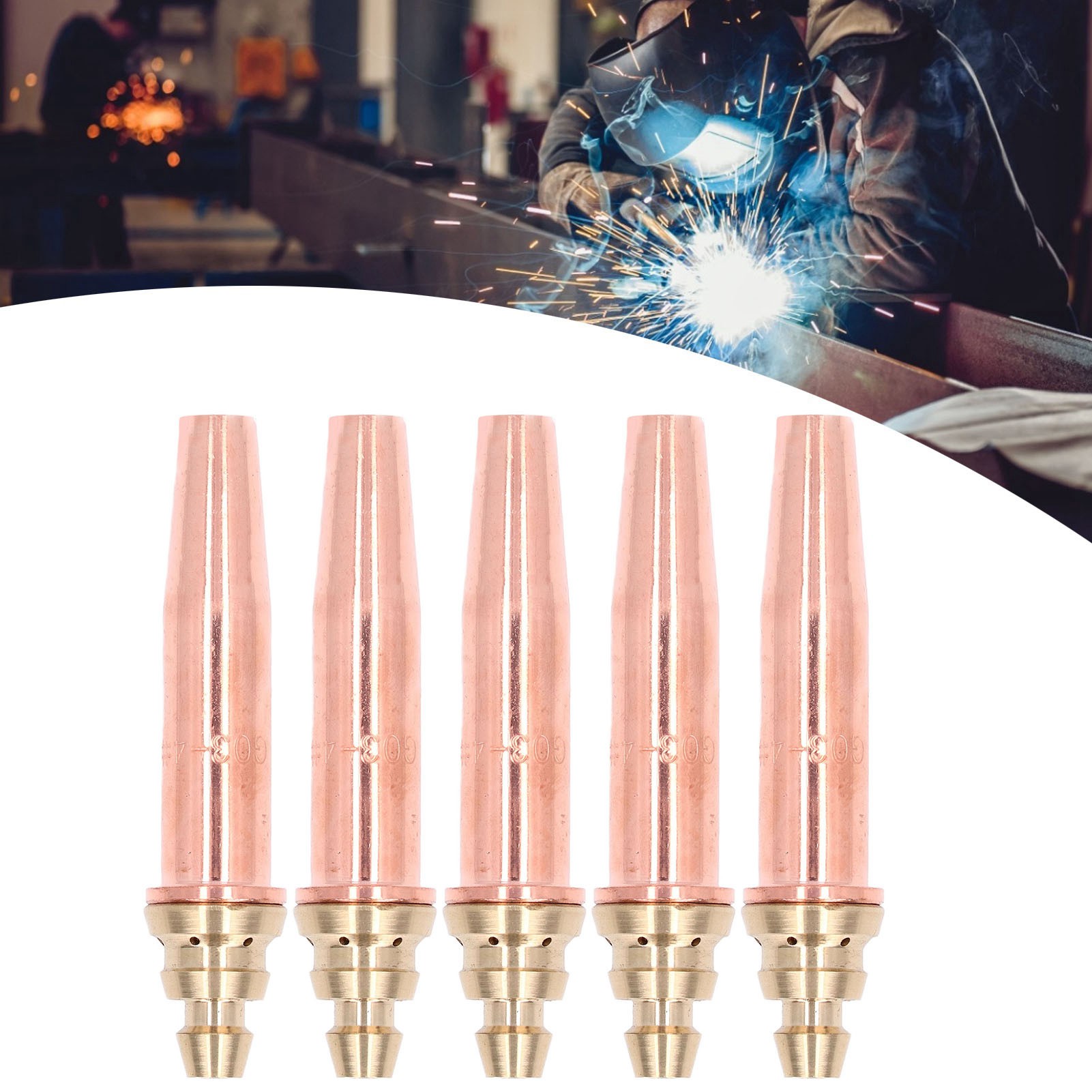 Fünf-in-eins-propanschneiddüsen Für Schneidmaschinen, Isobare Flammenschneiddüsen G03-4